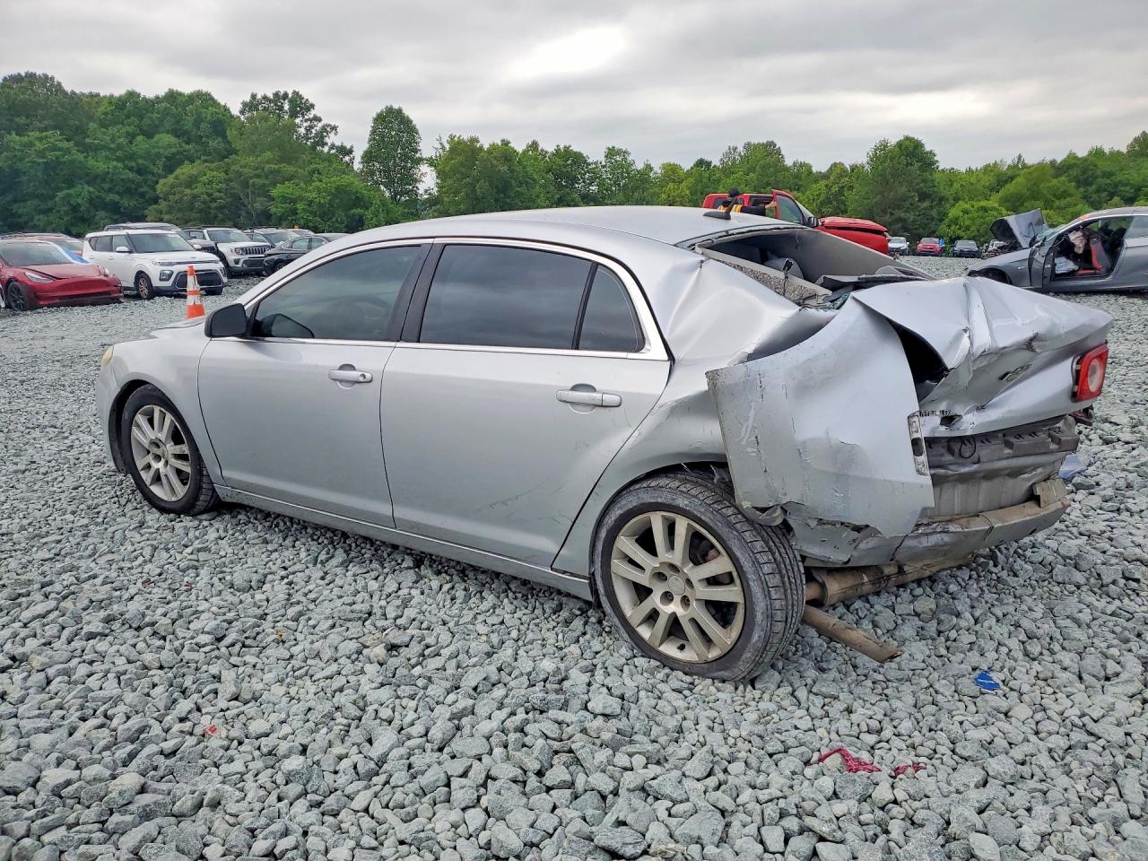 2010 Chevrolet Malibu Ls Silver vin: 1G1ZB5EB9AF203713