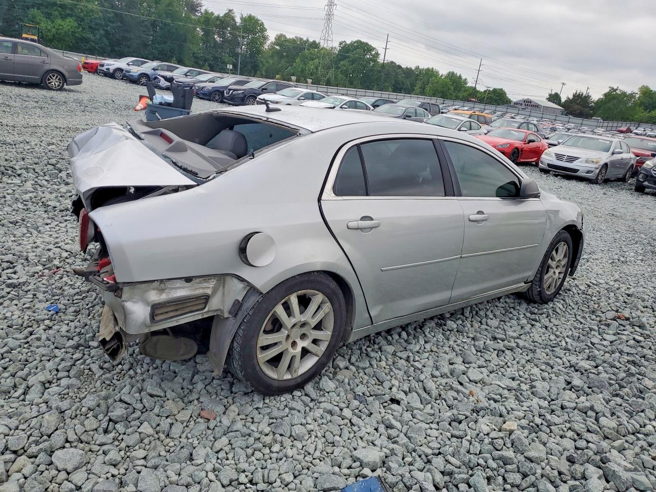 2010 Chevrolet Malibu Ls Silver vin: 1G1ZB5EB9AF203713