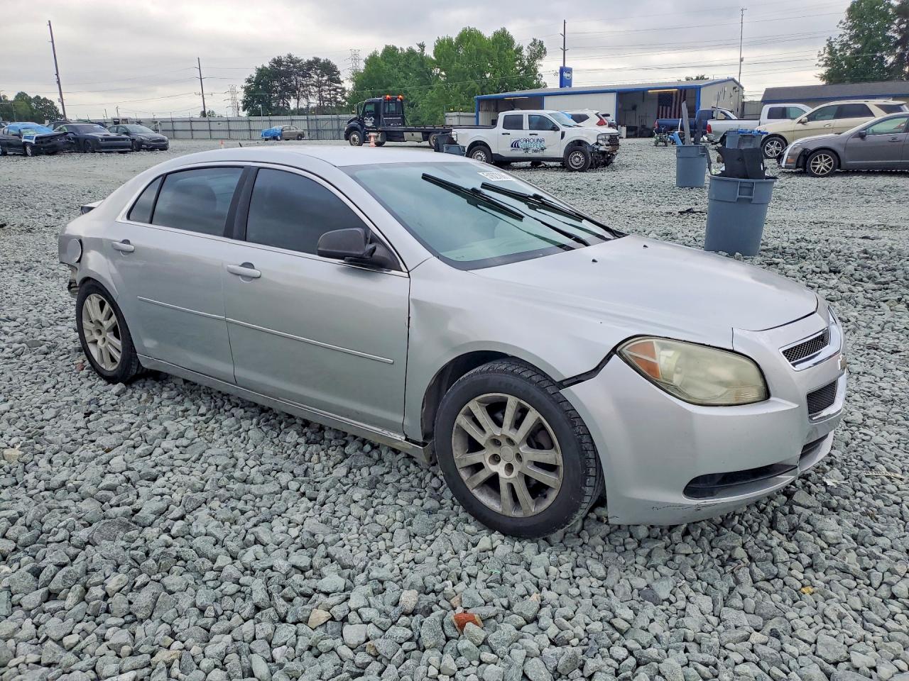 2010 Chevrolet Malibu Ls Silver vin: 1G1ZB5EB9AF203713