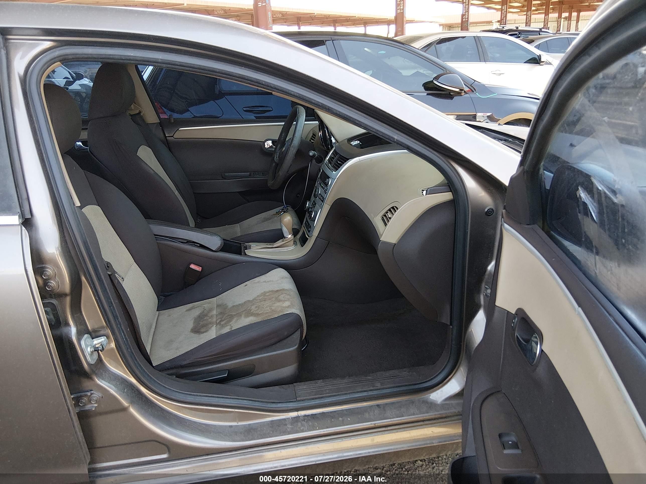 2010 Chevrolet Malibu Ls Gray vin: 1G1ZB5EB9AF256251