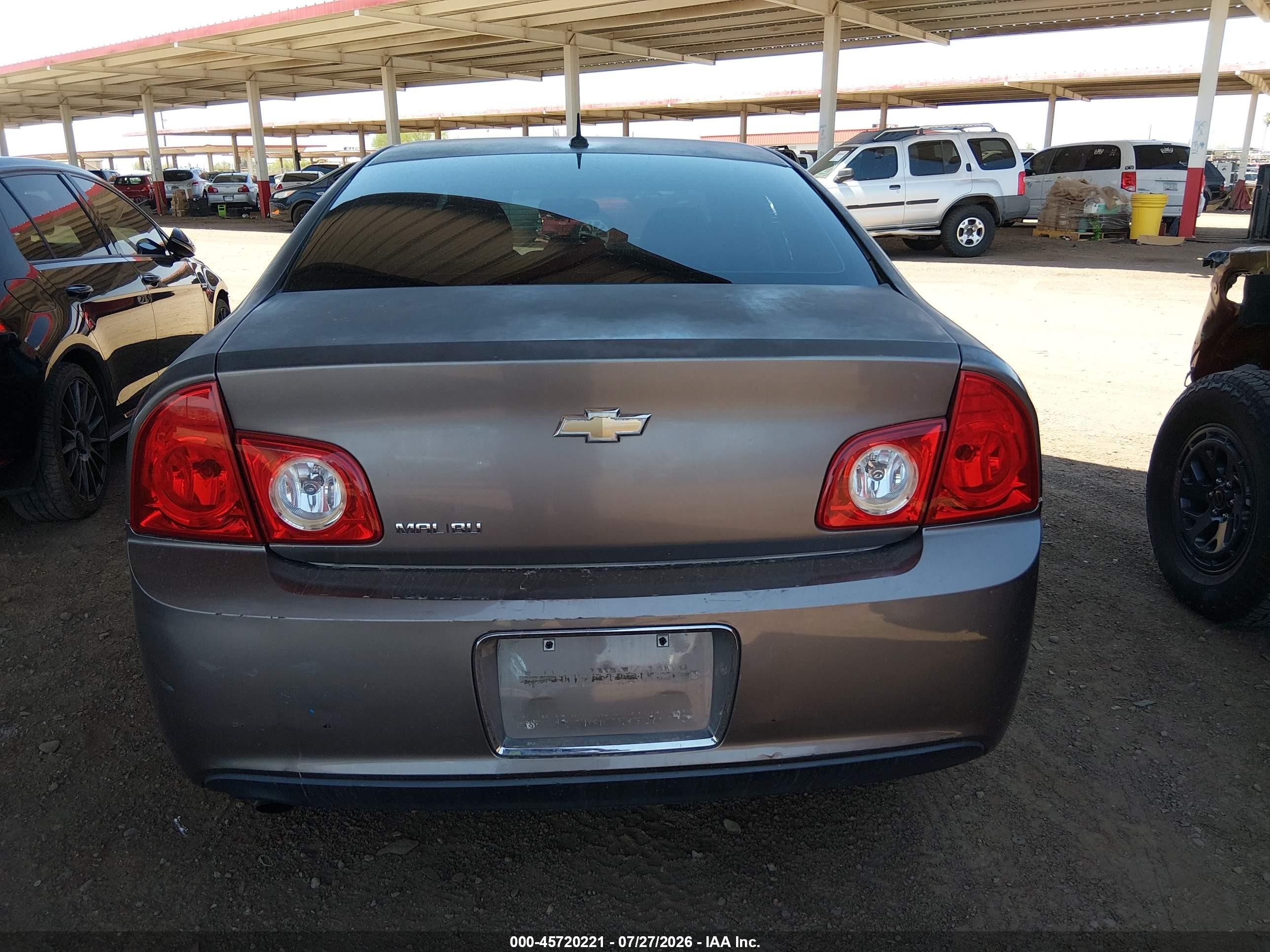 2010 Chevrolet Malibu Ls Gray vin: 1G1ZB5EB9AF256251