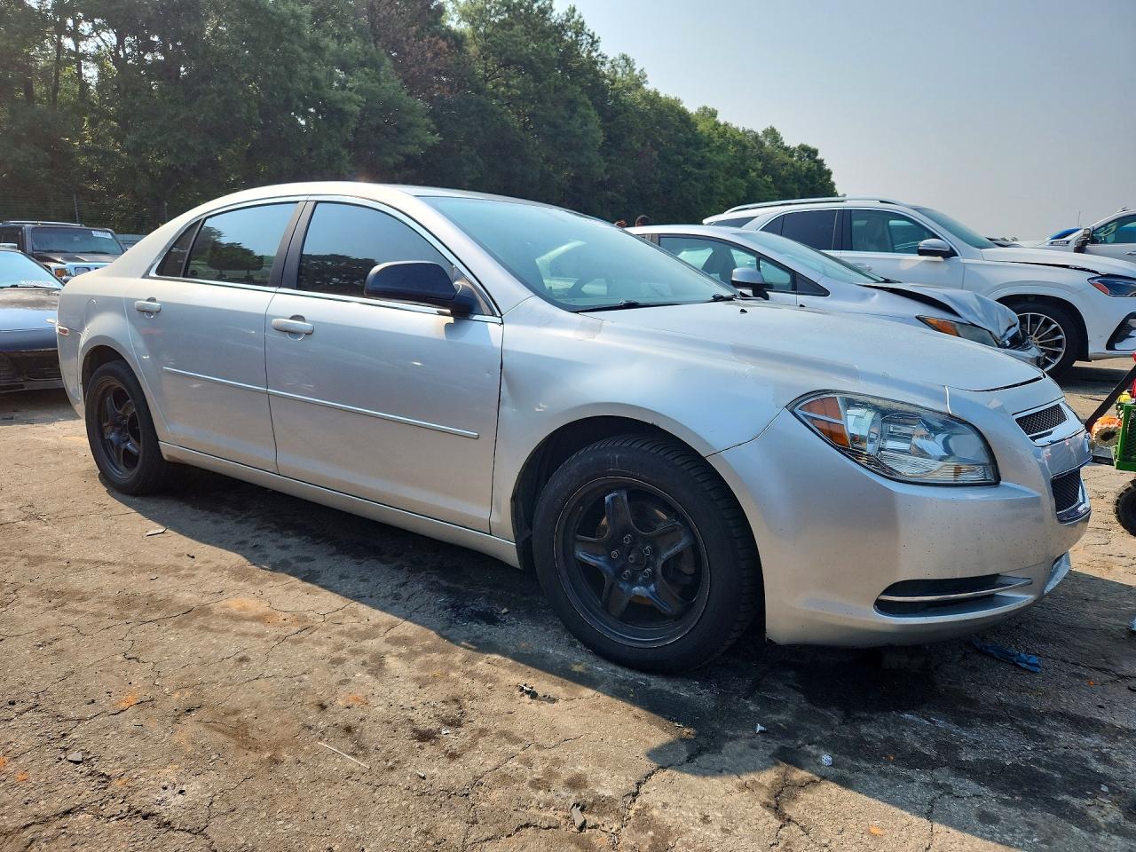 2010 Chevrolet Malibu Ls Silver vin: 1G1ZB5EBXAF220018