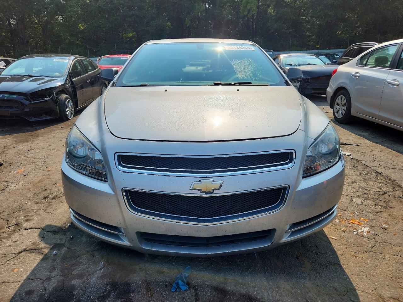 2010 Chevrolet Malibu Ls Silver vin: 1G1ZB5EBXAF220018