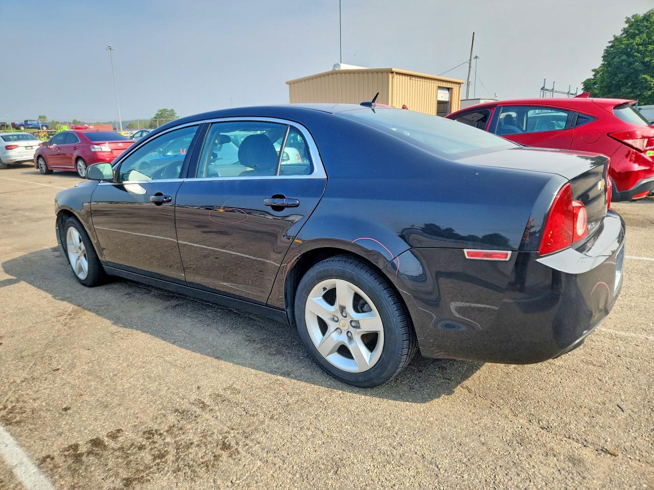 2010 Chevrolet Malibu Ls Charcoal vin: 1G1ZB5EBXAF245811
