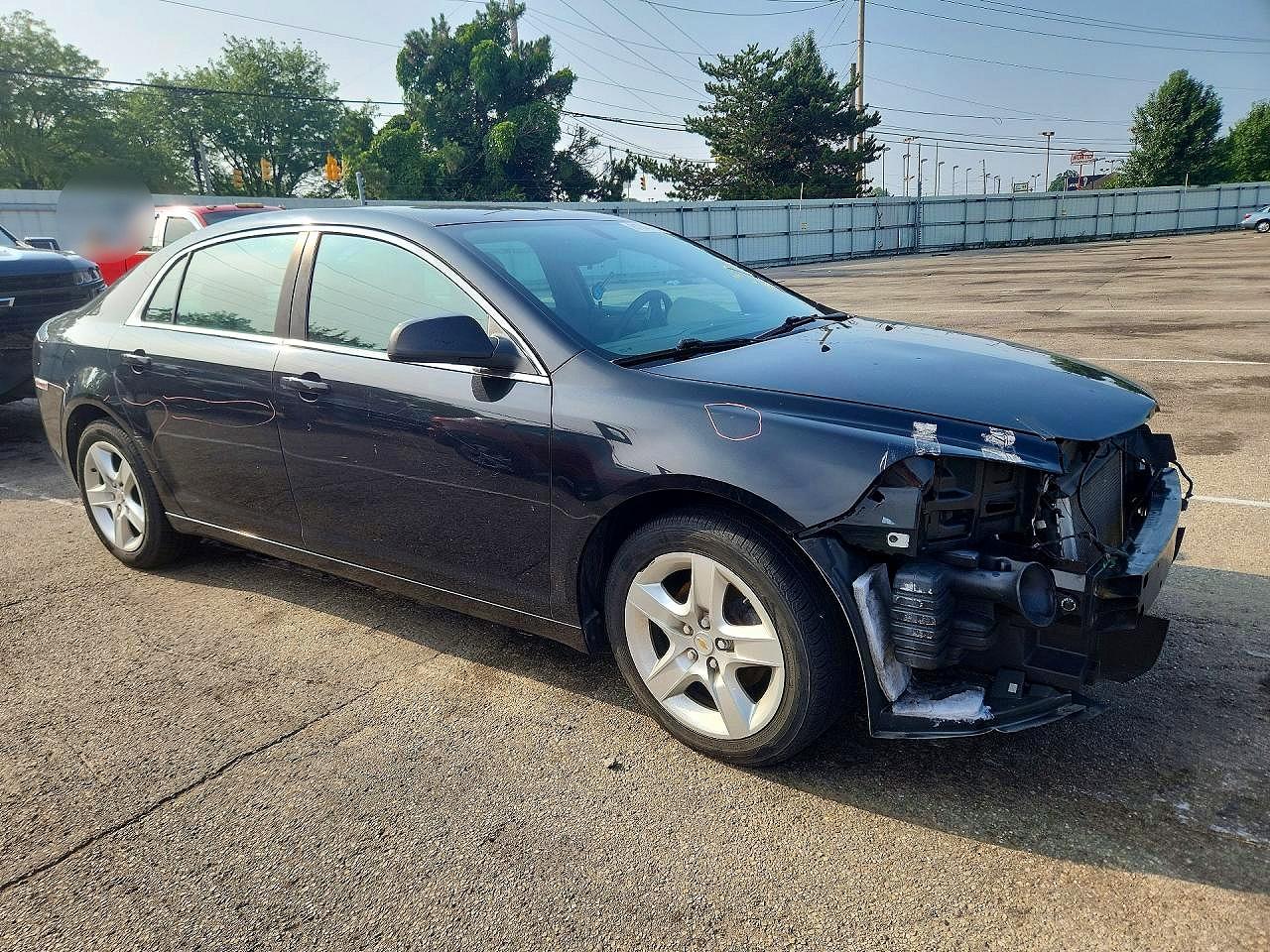 2010 Chevrolet Malibu Ls Charcoal vin: 1G1ZB5EBXAF245811