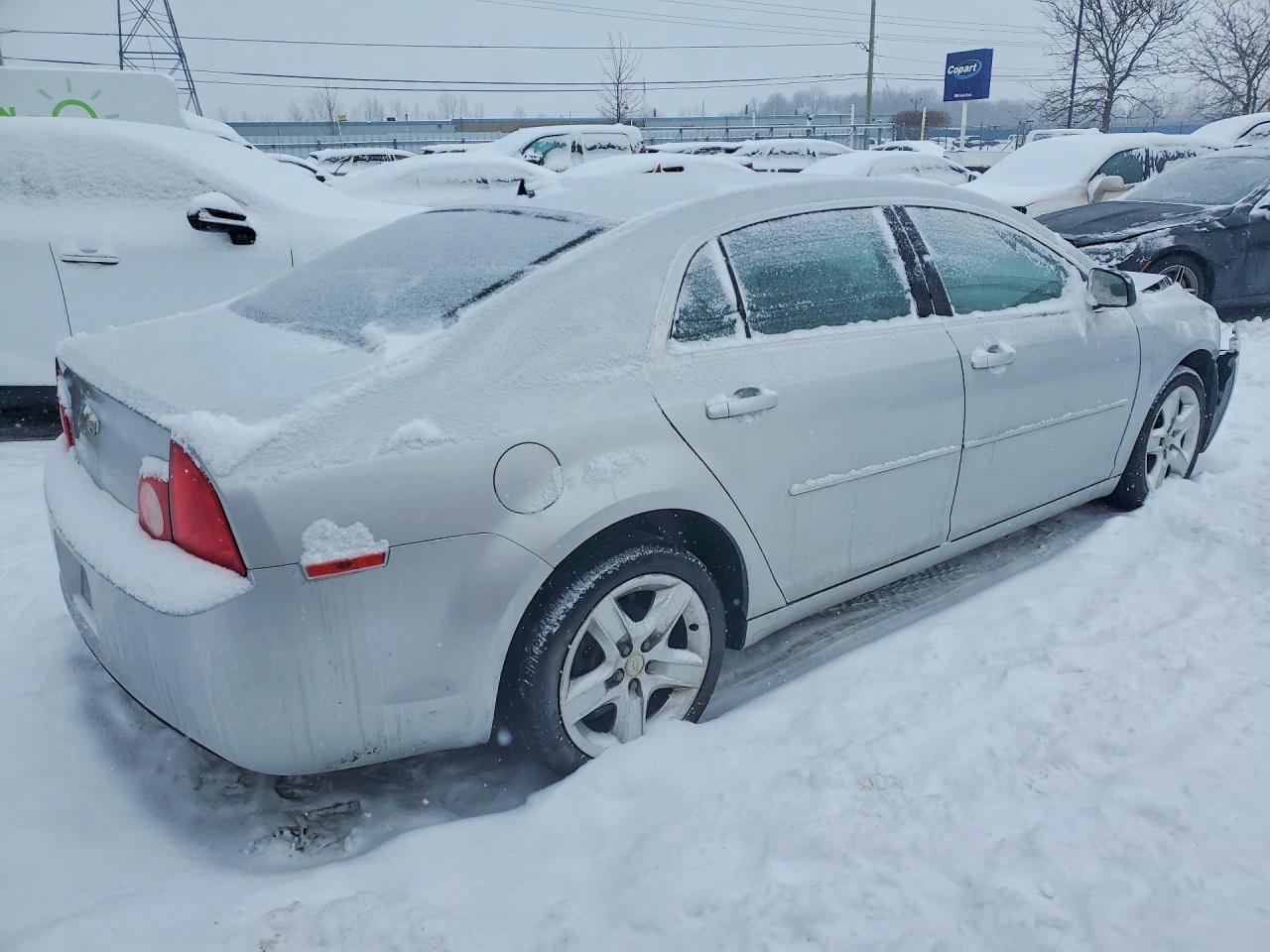 2012 Chevrolet Malibu Ls Silver vin: 1G1ZB5EU3CF356527