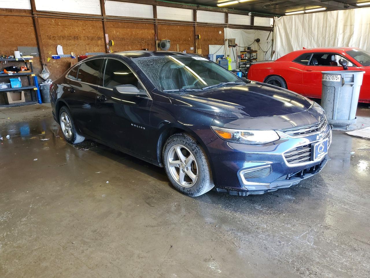 2017 Chevrolet Malibu Ls Синий vin: 1G1ZB5ST0HF132117