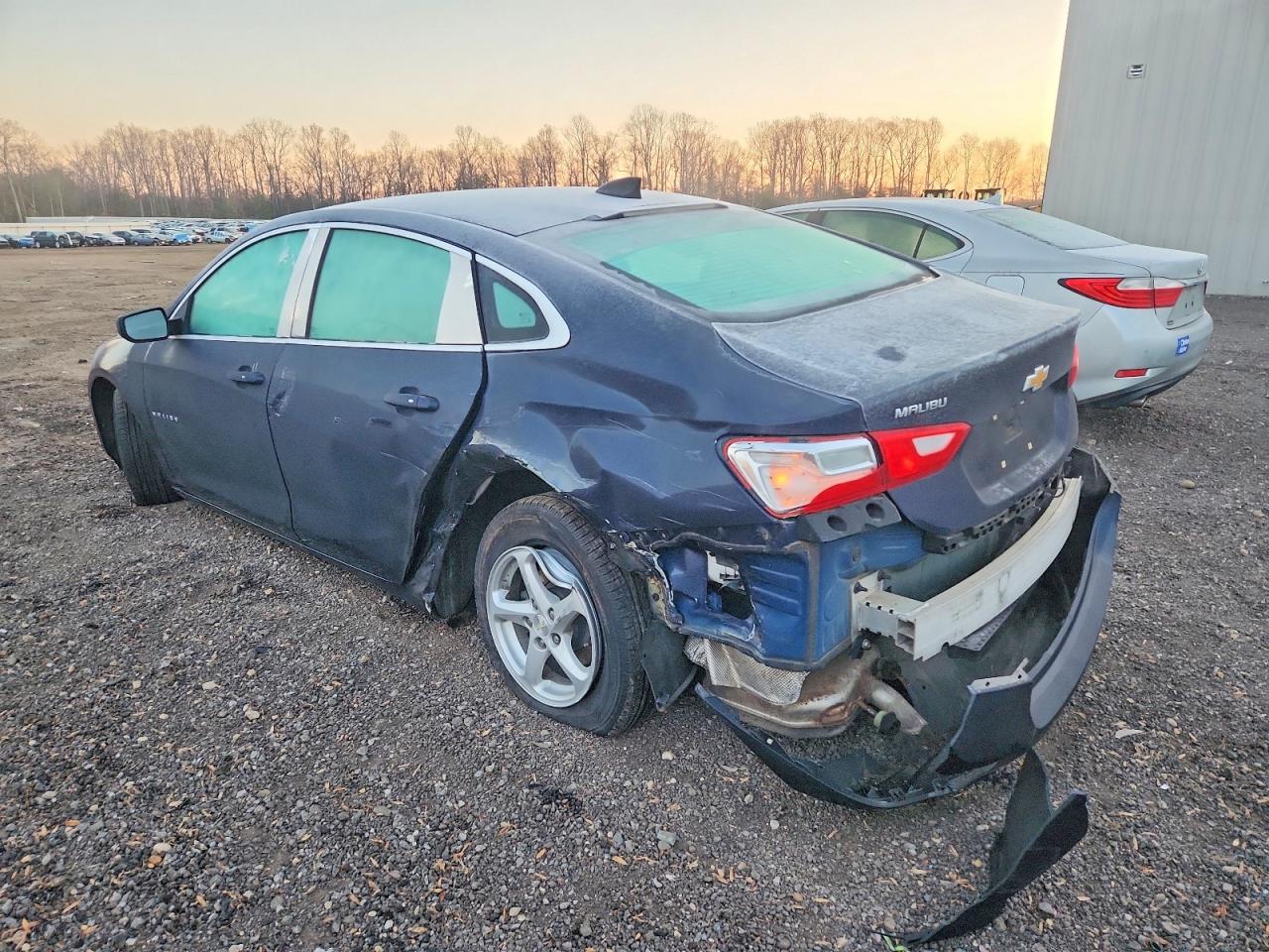 2017 Chevrolet Malibu Ls Blue vin: 1G1ZB5ST0HF235196