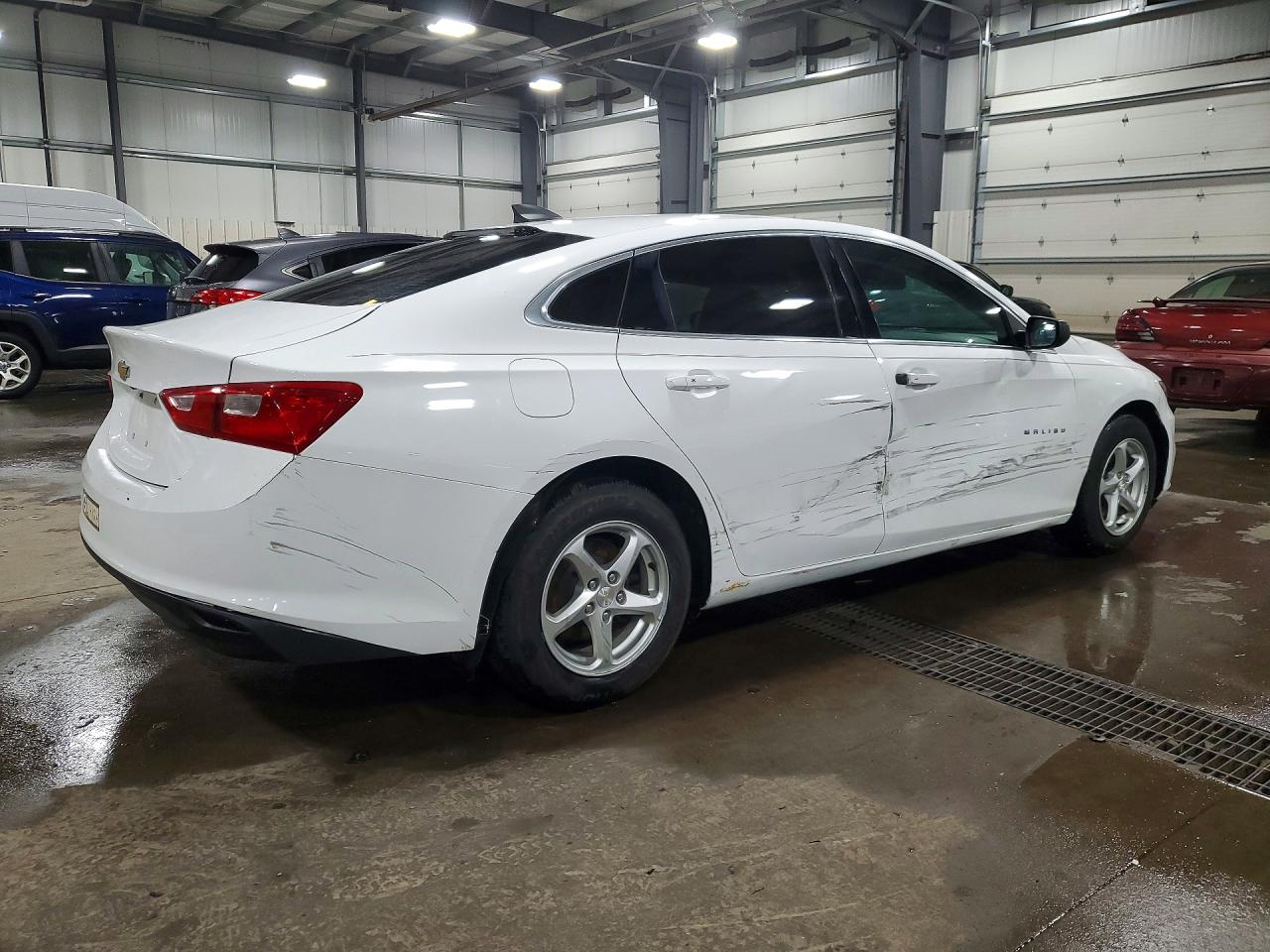 2017 Chevrolet Malibu Ls White vin: 1G1ZB5ST0HF251205
