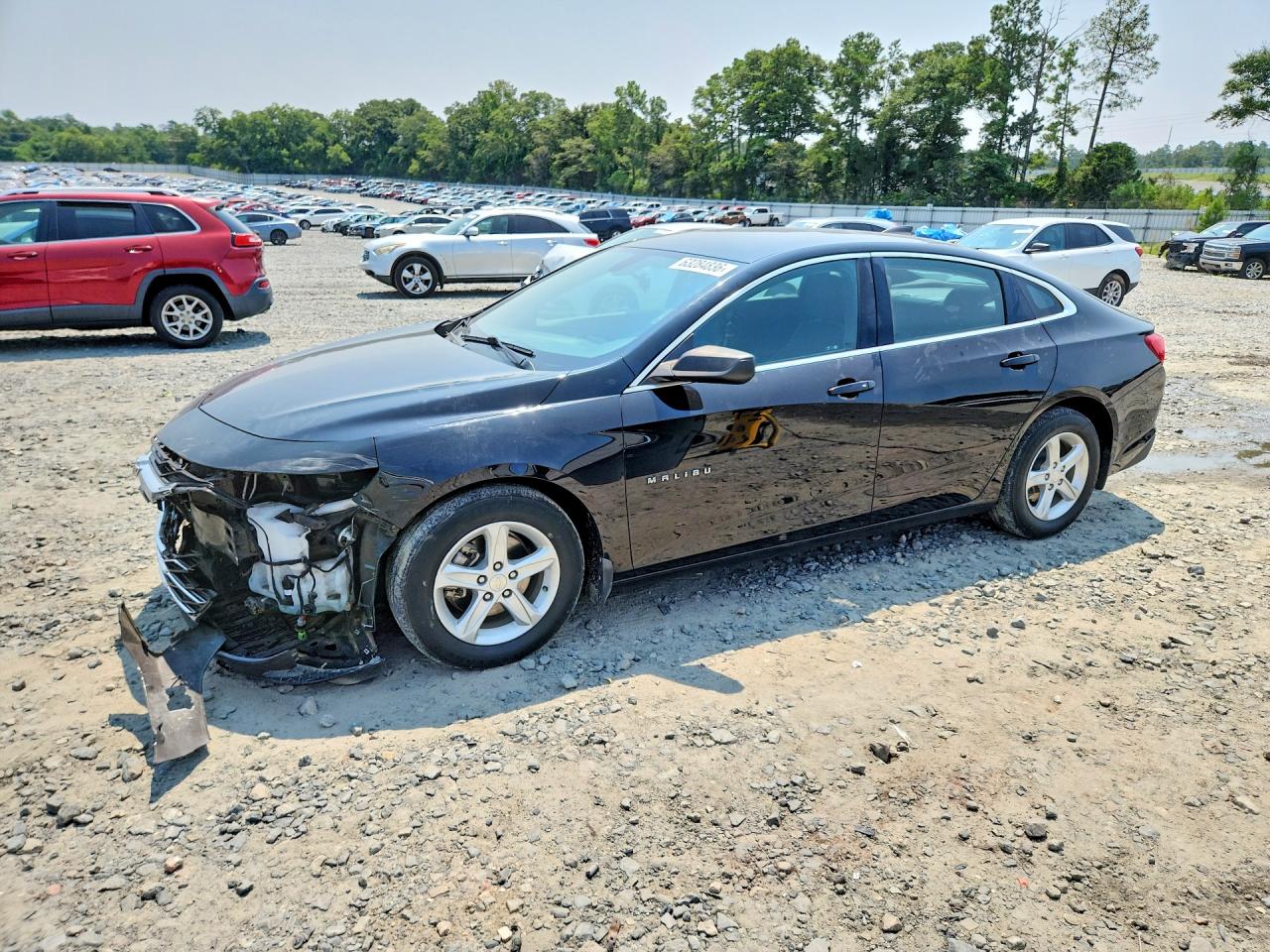 2019 Chevrolet Malibu Ls Black vin: 1G1ZB5ST0KF222679