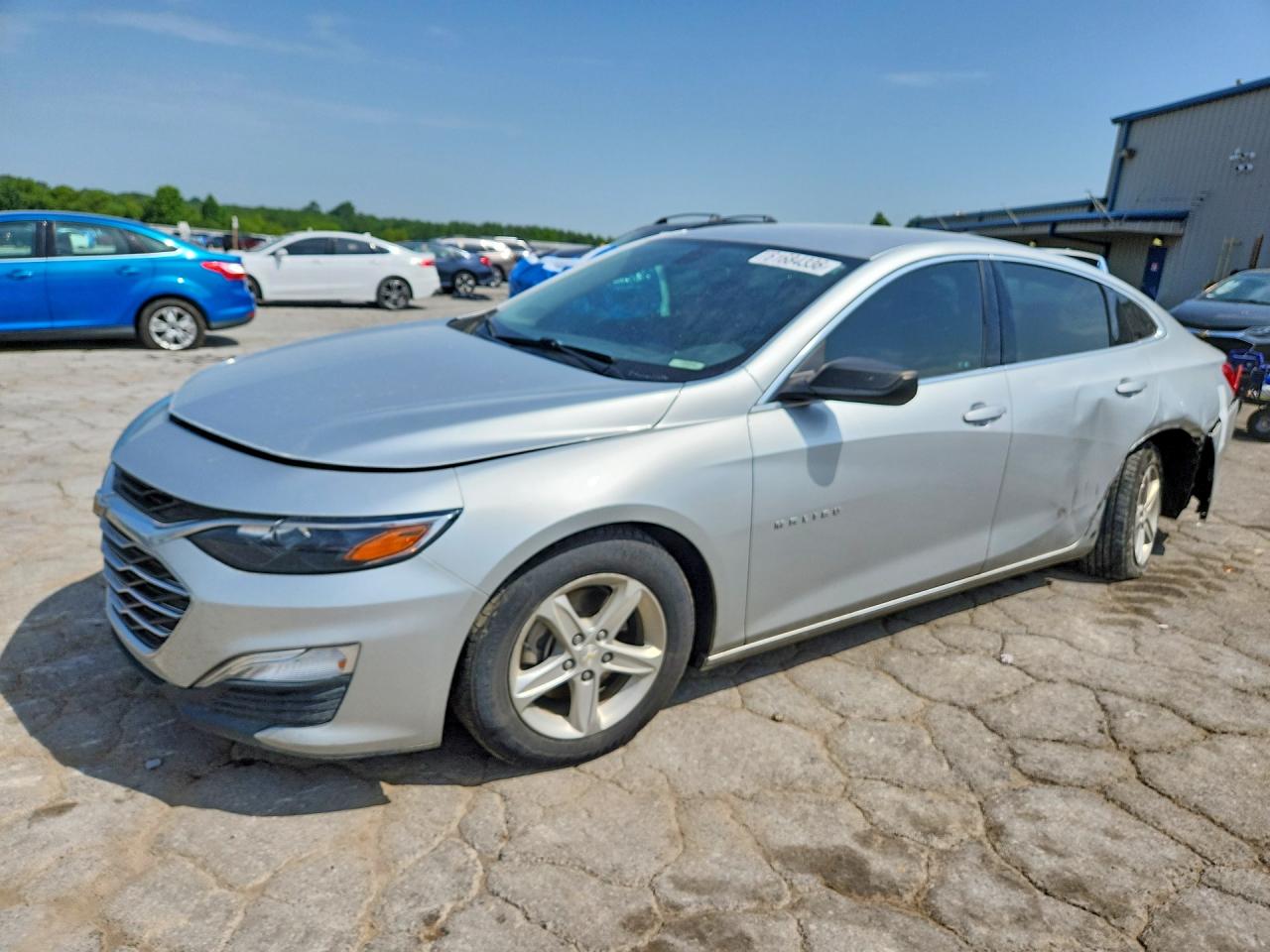 2021 Chevrolet Malibu Ls Серебряный vin: 1G1ZB5ST0MF088615