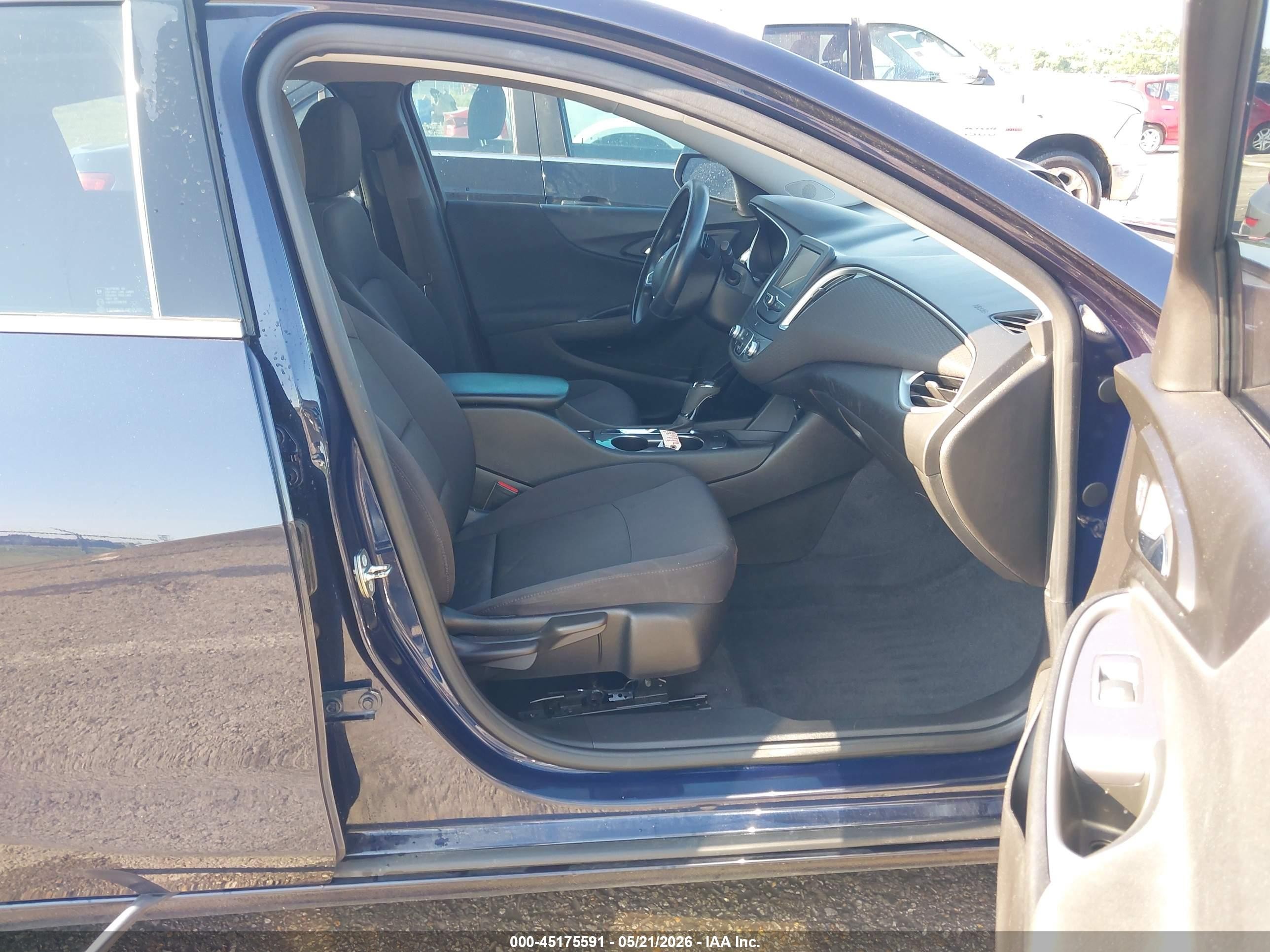 2018 Chevrolet Malibu 1ls Black vin: 1G1ZB5ST1JF108625