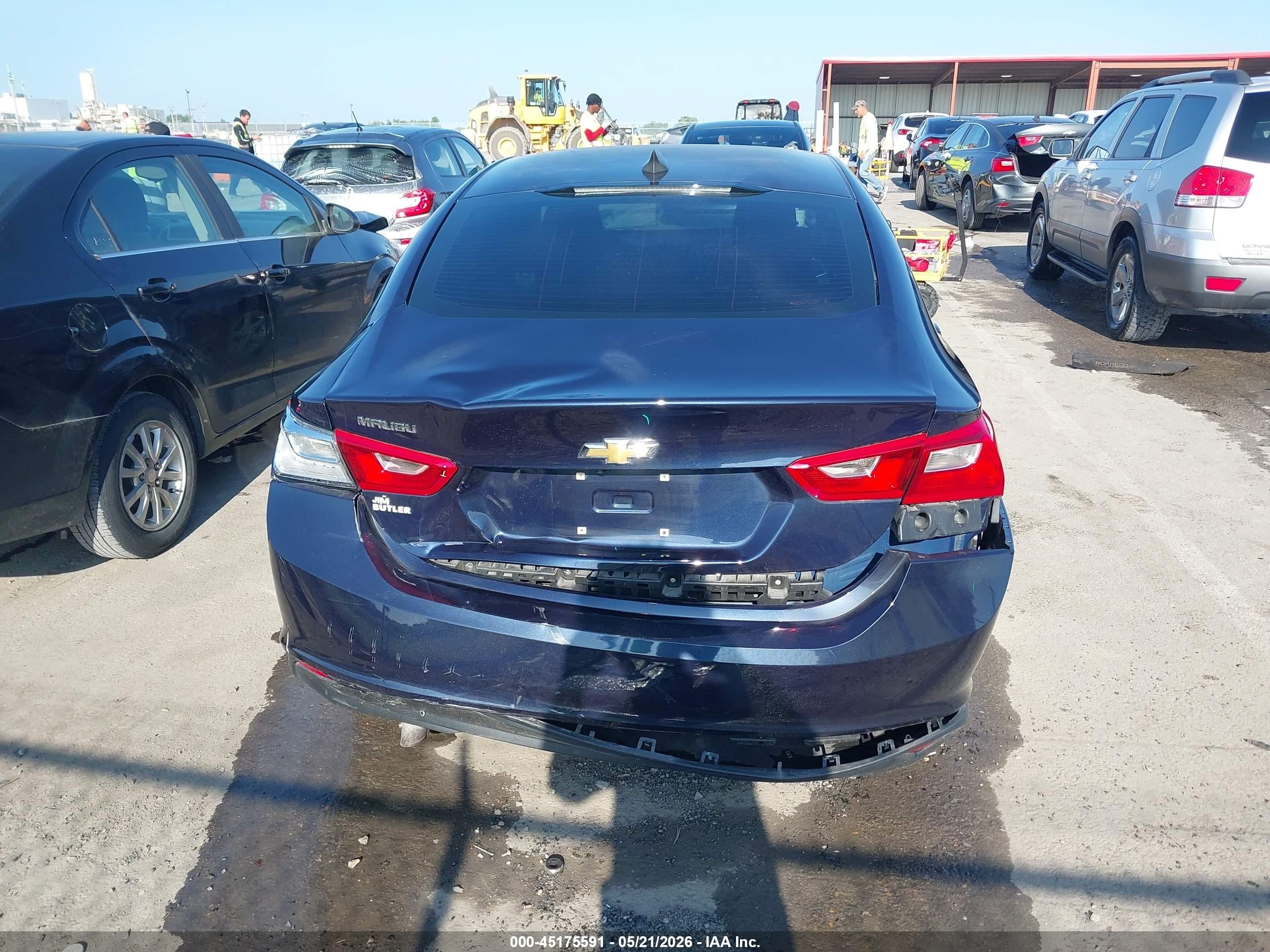 2018 Chevrolet Malibu 1ls Black vin: 1G1ZB5ST1JF108625