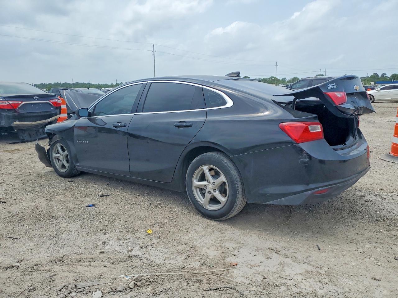 2018 Chevrolet Malibu Ls Black vin: 1G1ZB5ST1JF152687