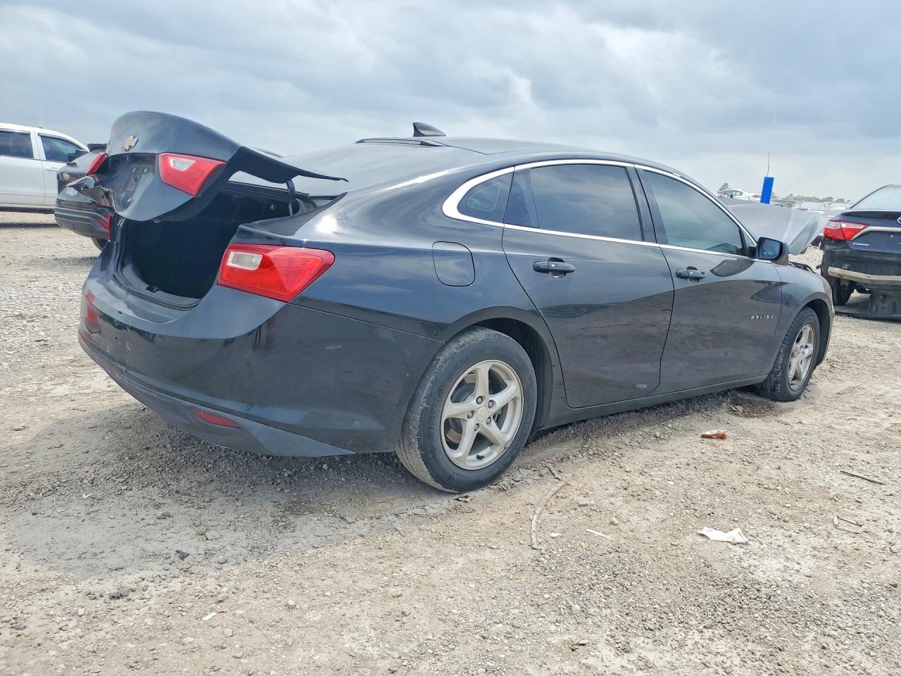2018 Chevrolet Malibu Ls Black vin: 1G1ZB5ST1JF152687