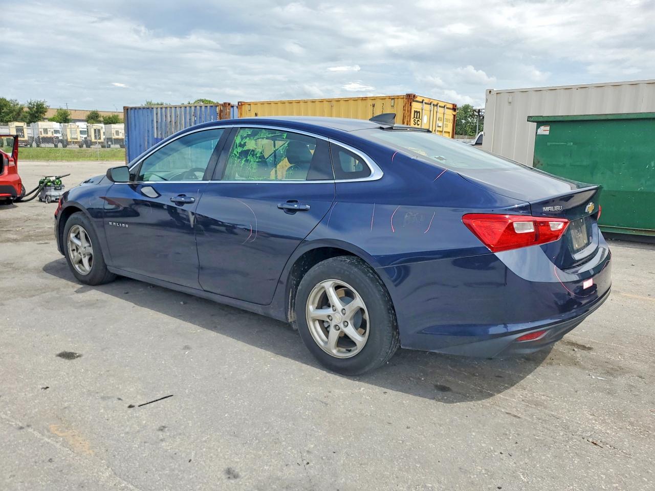 2018 Chevrolet Malibu Ls Blue vin: 1G1ZB5ST1JF210281