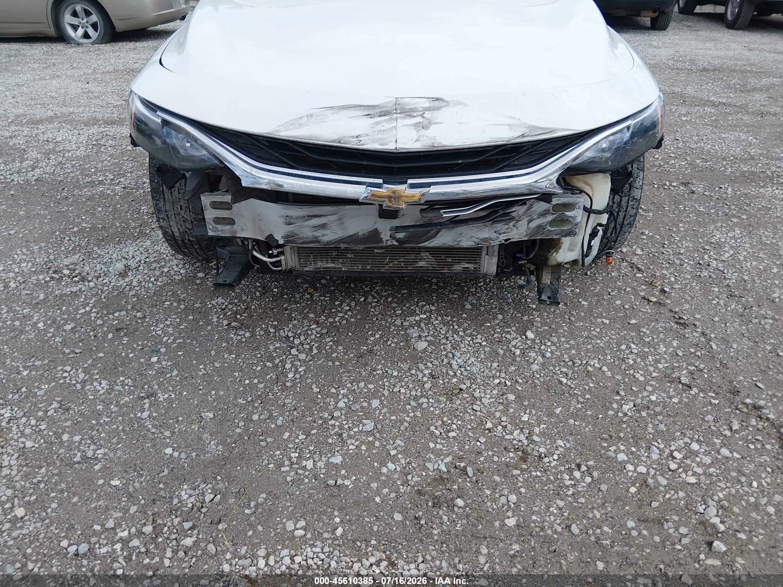 2019 Chevrolet Malibu 1ls White vin: 1G1ZB5ST1KF125281