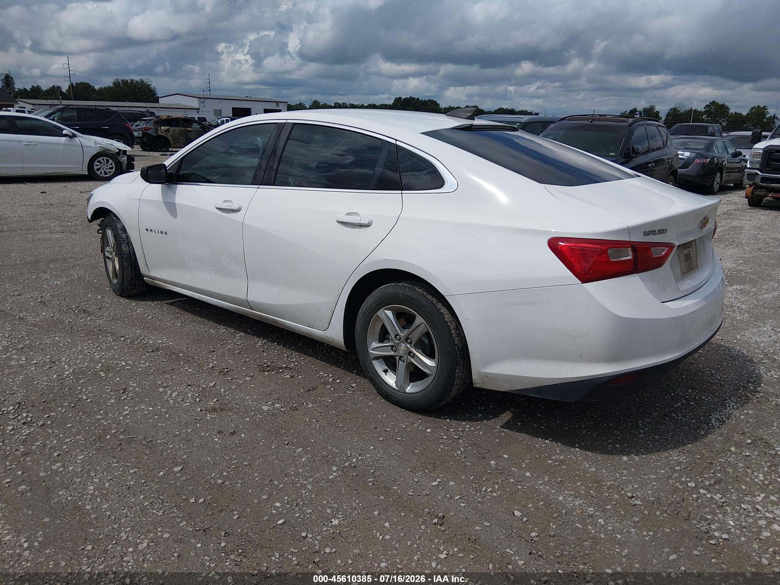 2019 Chevrolet Malibu 1ls White vin: 1G1ZB5ST1KF125281