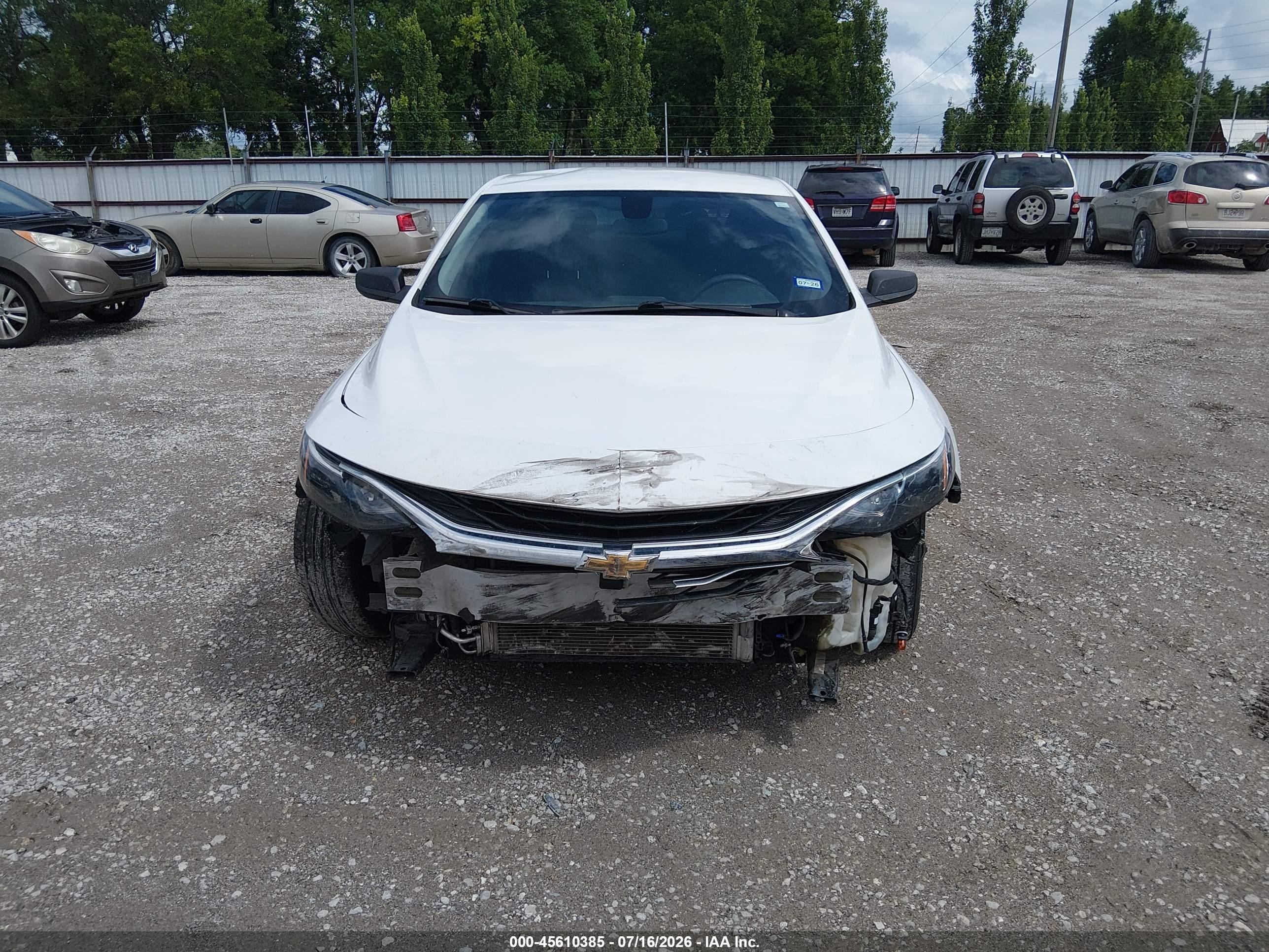 2019 Chevrolet Malibu 1ls White vin: 1G1ZB5ST1KF125281