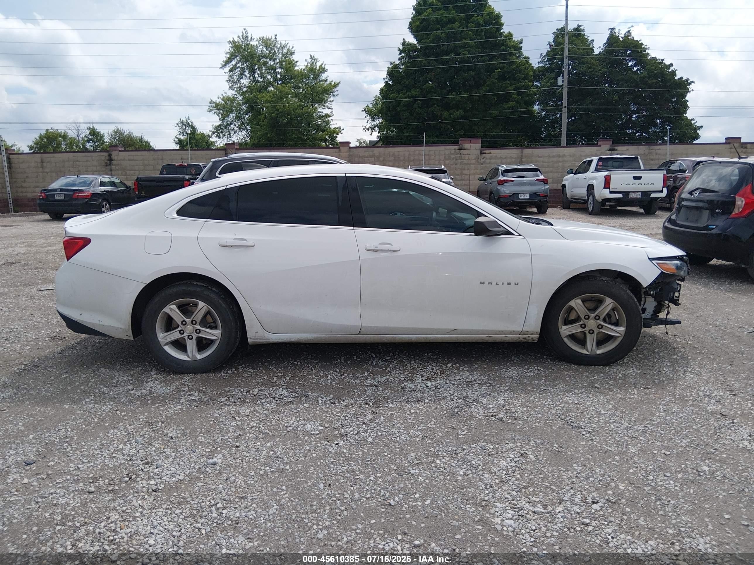 2019 Chevrolet Malibu 1ls White vin: 1G1ZB5ST1KF125281