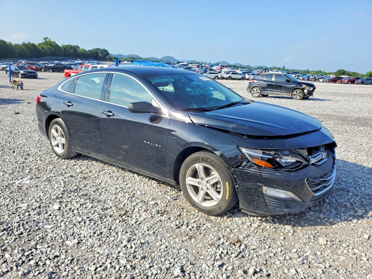 2019 Chevrolet Malibu Ls Black vin: 1G1ZB5ST1KF203901