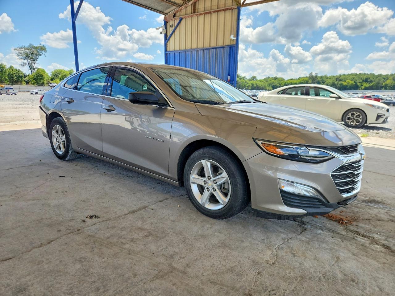 2022 Chevrolet Malibu Ls Gray vin: 1G1ZB5ST1NF191060