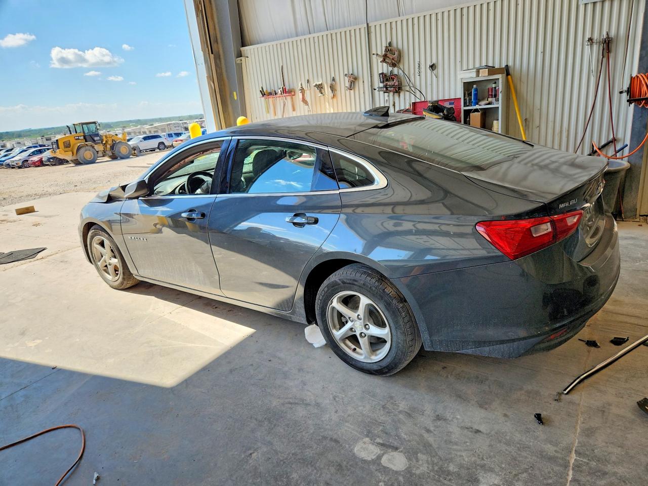 2017 Chevrolet Malibu Ls Gray vin: 1G1ZB5ST2HF276607
