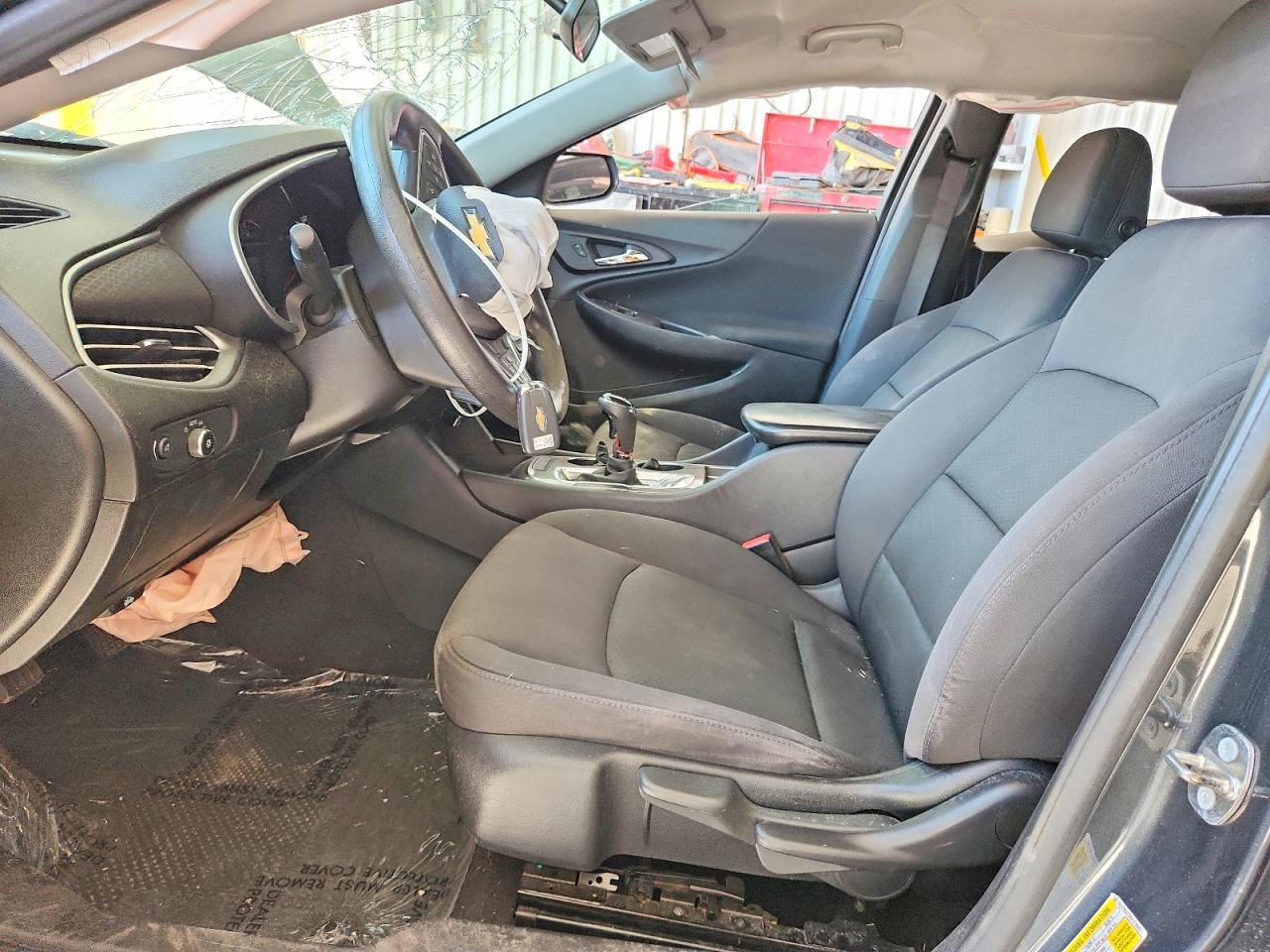 2017 Chevrolet Malibu Ls Gray vin: 1G1ZB5ST2HF276607