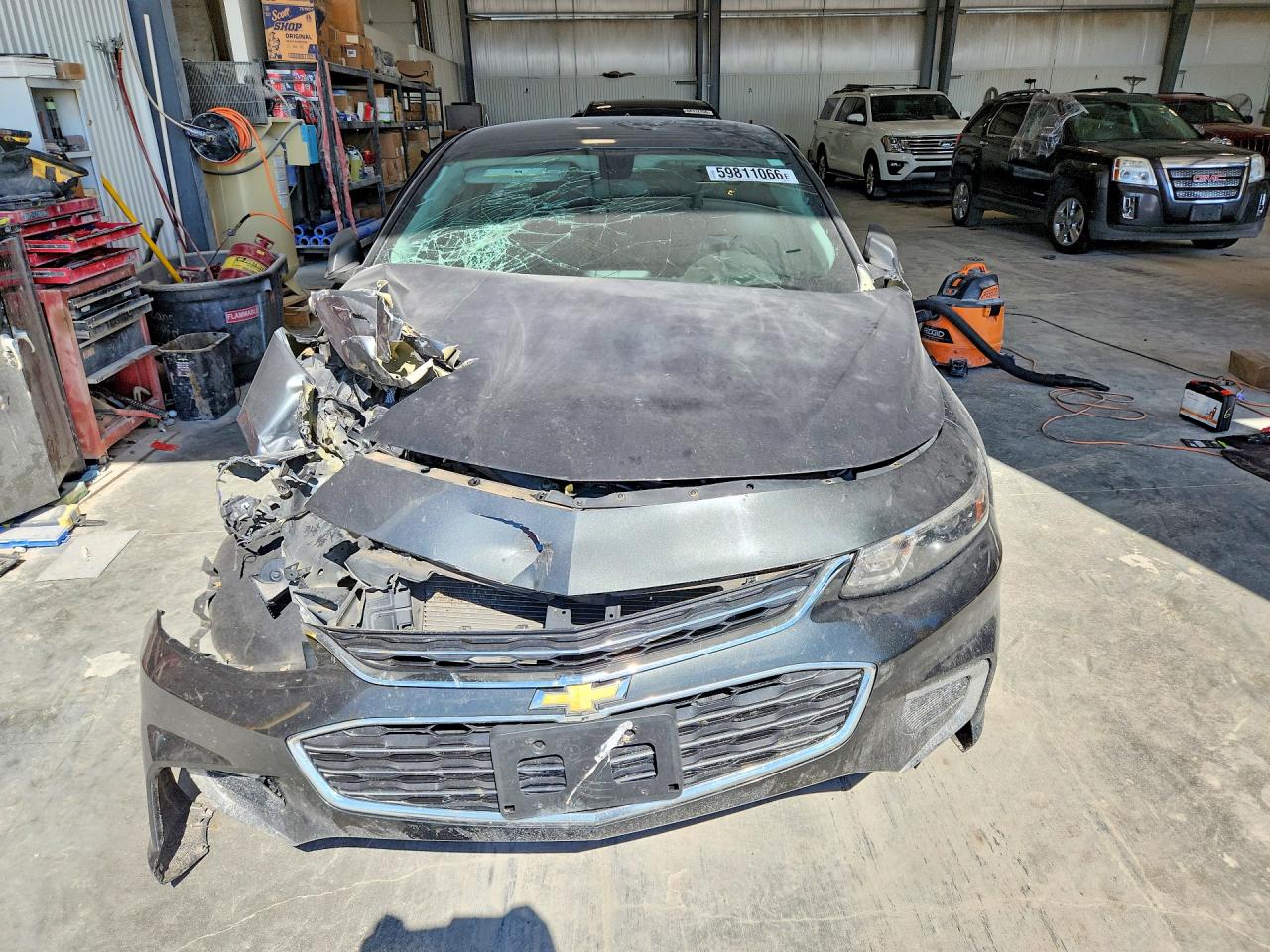 2017 Chevrolet Malibu Ls Gray vin: 1G1ZB5ST2HF276607
