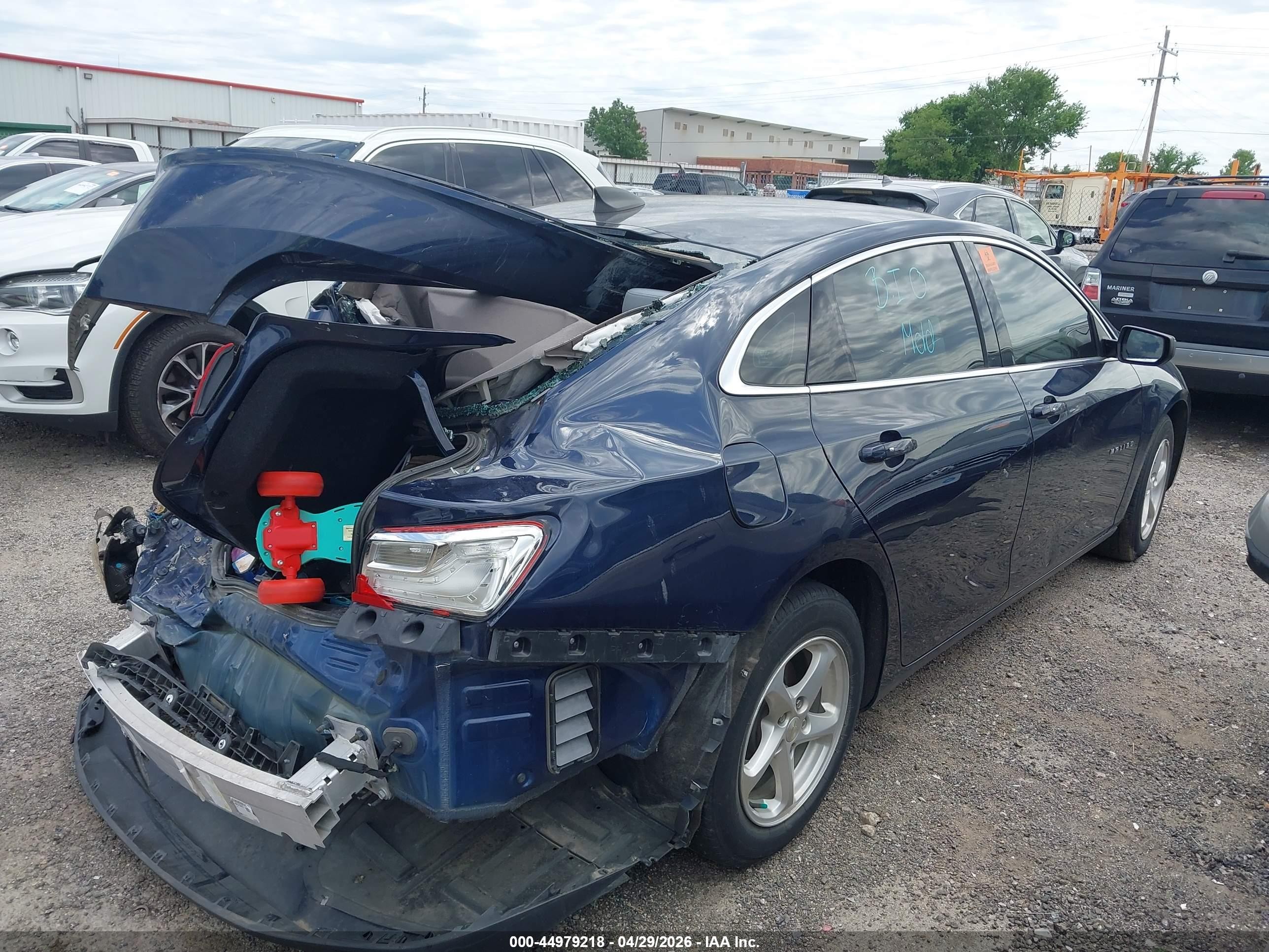 2018 Chevrolet Malibu 1ls Dark Blue vin: 1G1ZB5ST2JF178070