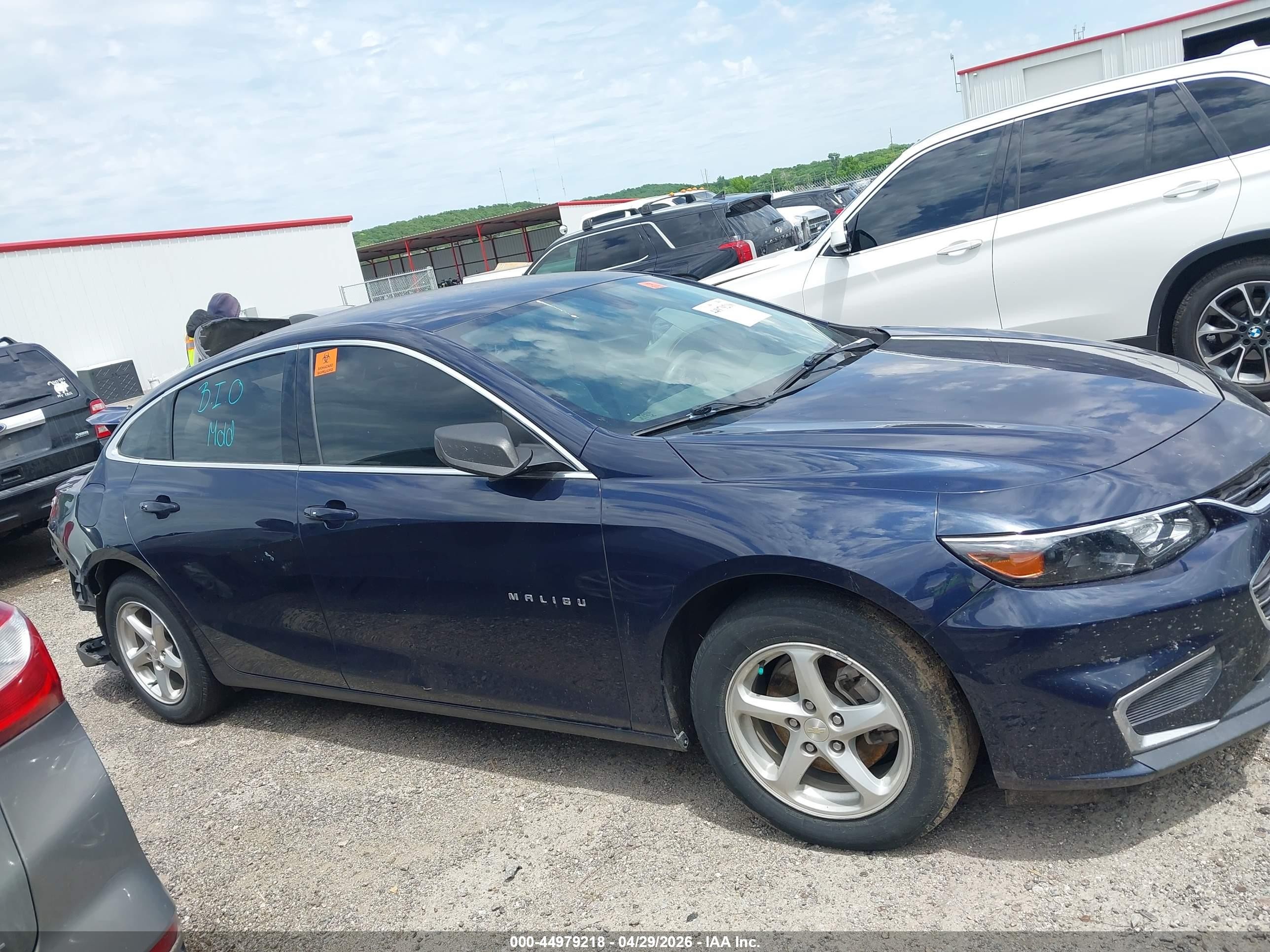 2018 Chevrolet Malibu 1ls Dark Blue vin: 1G1ZB5ST2JF178070