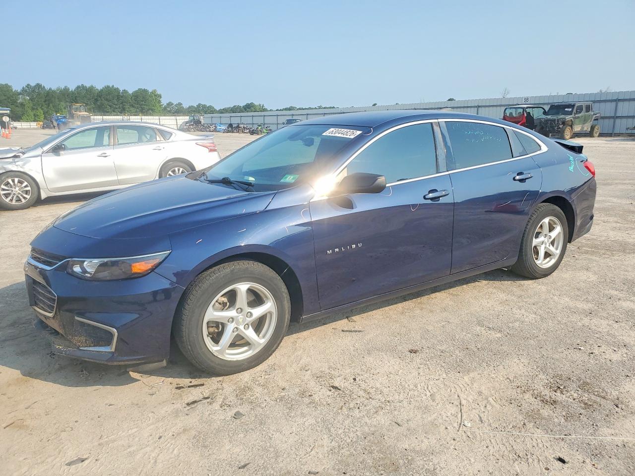 2018 Chevrolet Malibu Ls Синий vin: 1G1ZB5ST2JF188663