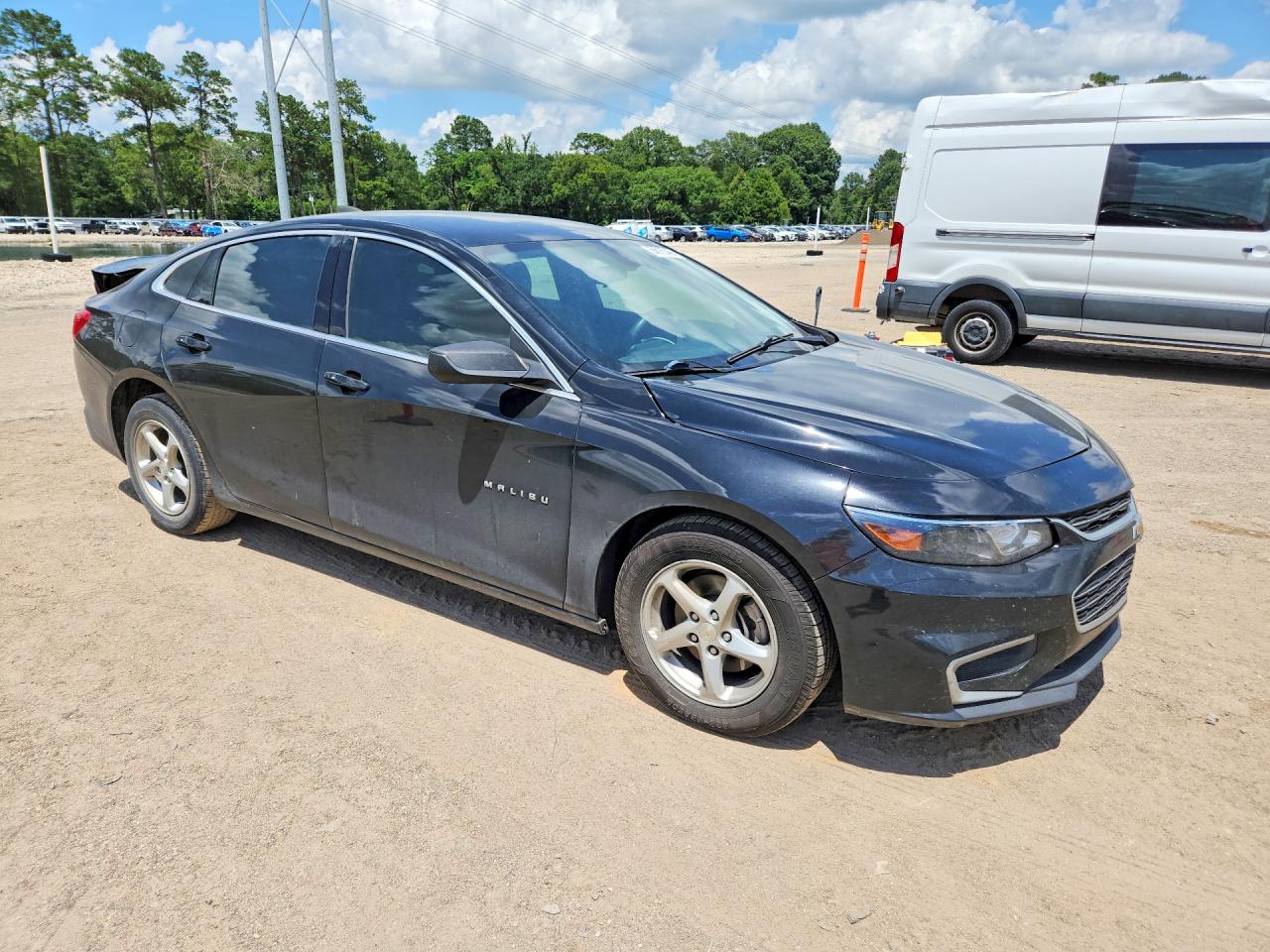 2018 Chevrolet Malibu Ls Black vin: 1G1ZB5ST2JF269842