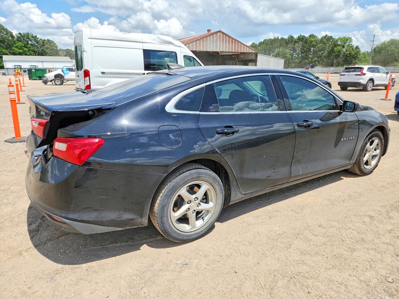 2018 Chevrolet Malibu Ls Black vin: 1G1ZB5ST2JF269842