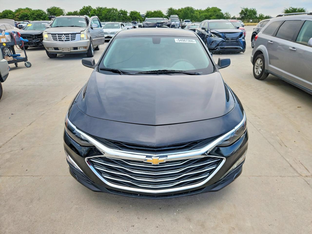 2019 Chevrolet Malibu Ls Black vin: 1G1ZB5ST2KF187966