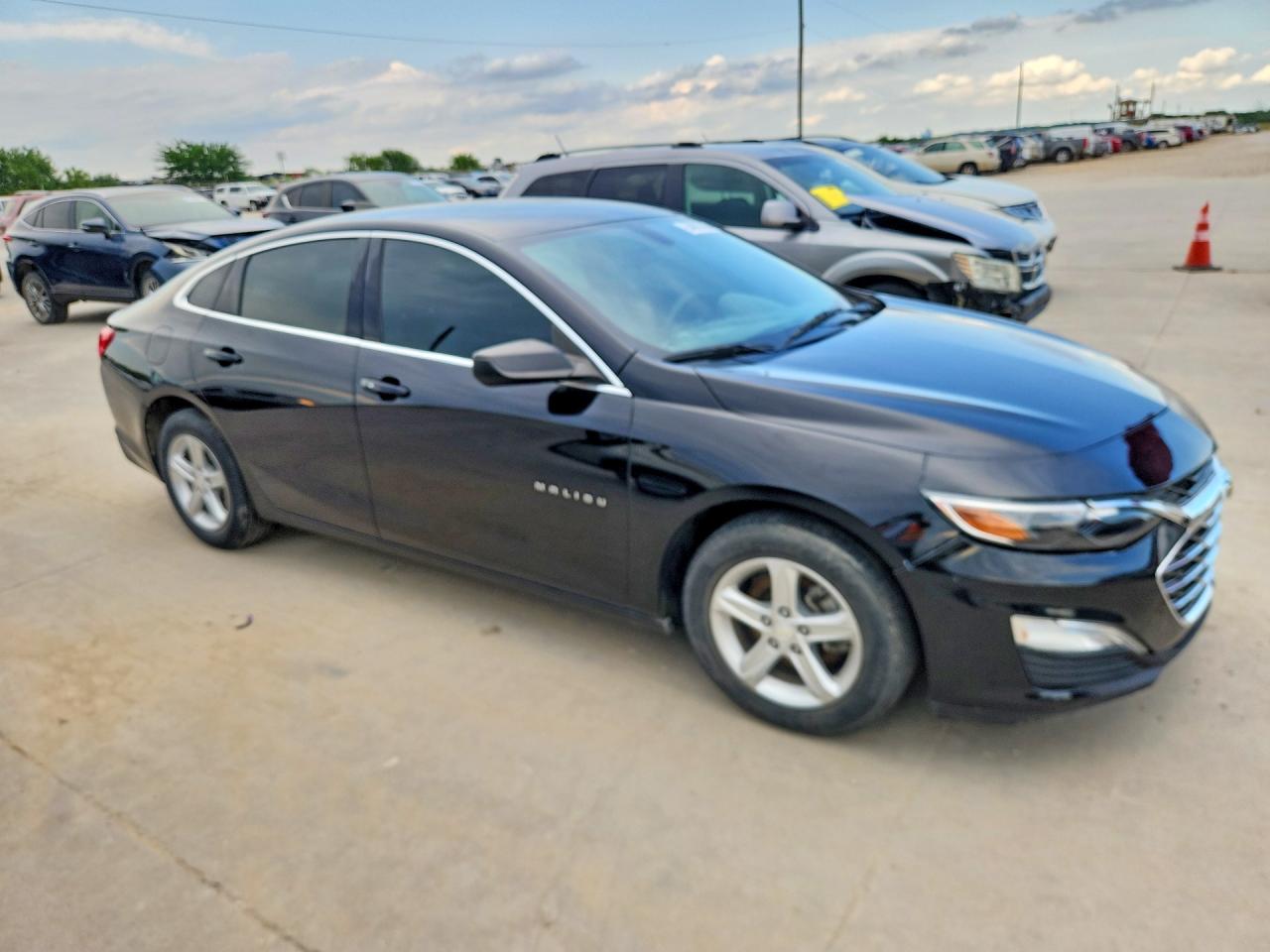 2019 Chevrolet Malibu Ls Black vin: 1G1ZB5ST2KF187966