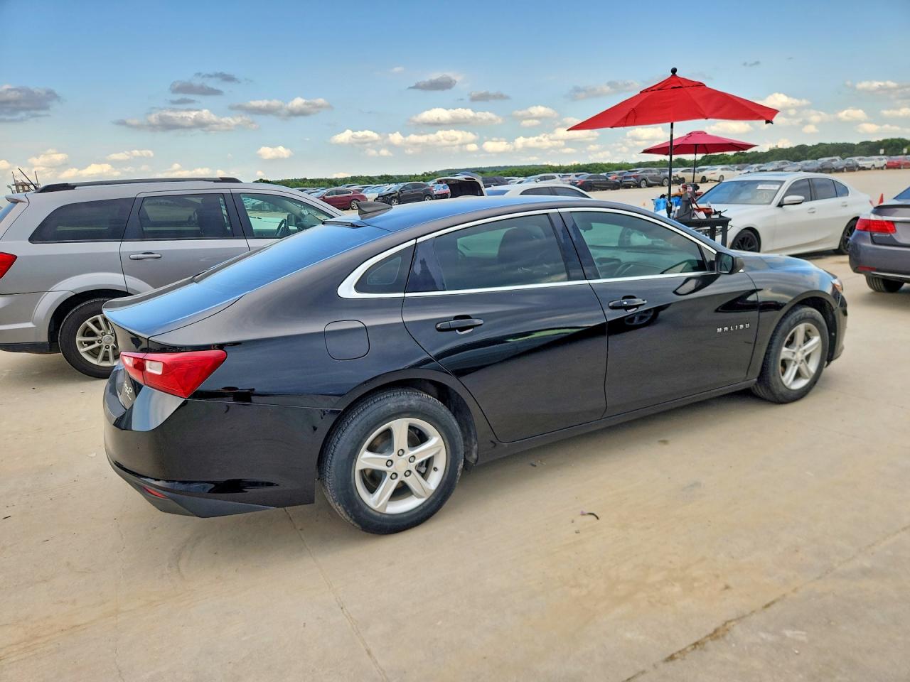 2019 Chevrolet Malibu Ls Black vin: 1G1ZB5ST2KF187966