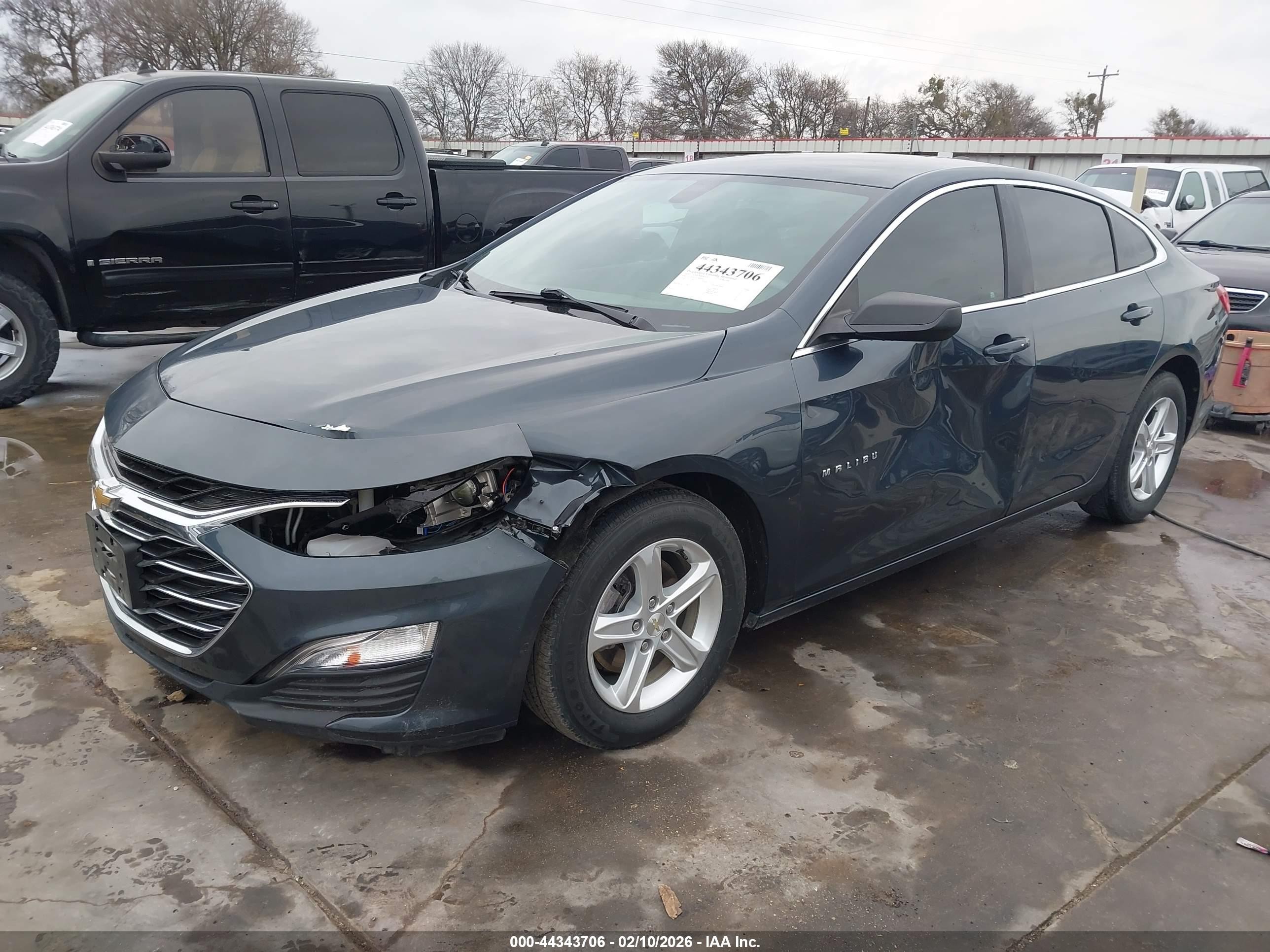 2020 Chevrolet Malibu Fwd Ls Gray vin: 1G1ZB5ST2LF080899