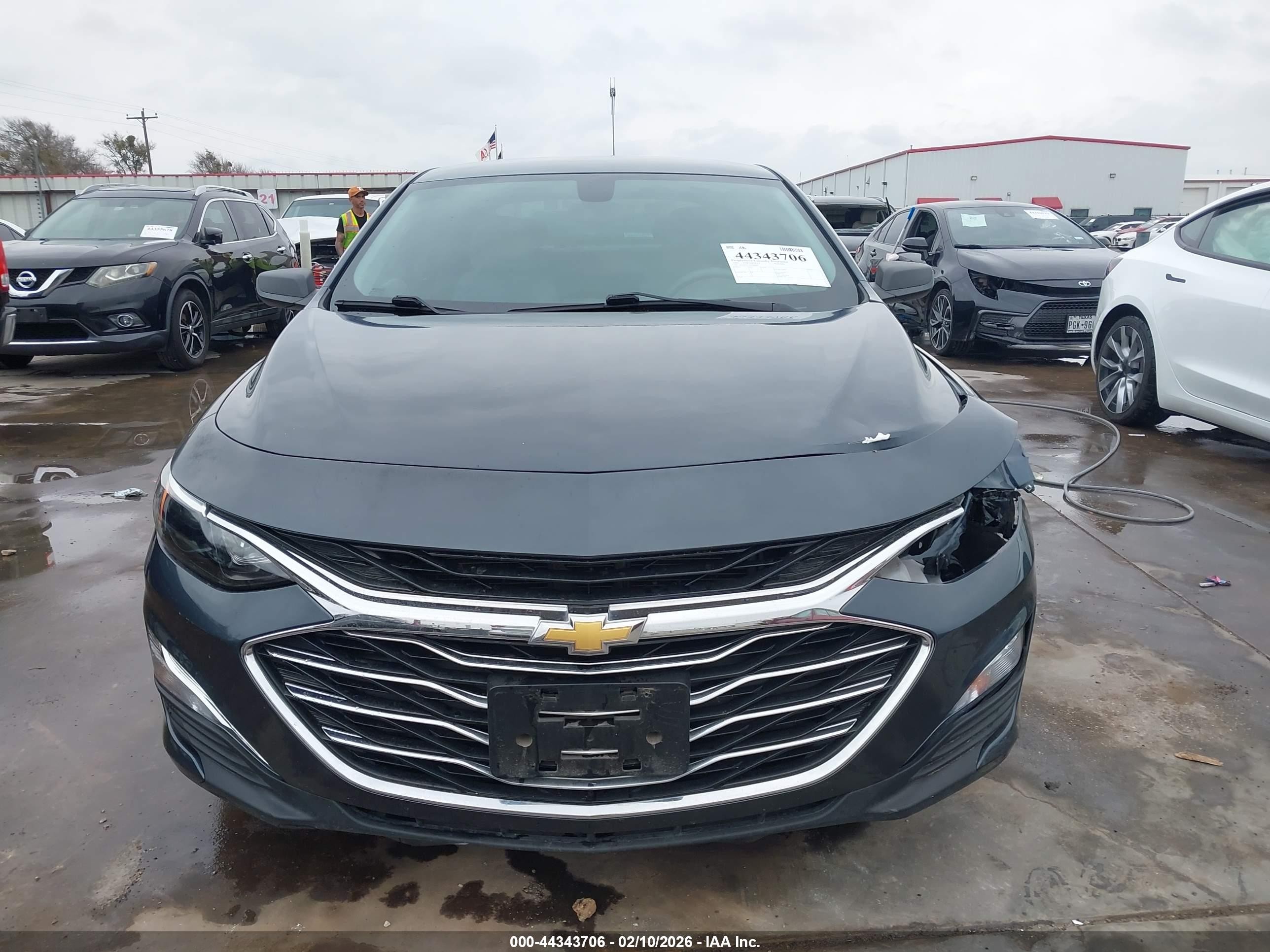 2020 Chevrolet Malibu Fwd Ls Gray vin: 1G1ZB5ST2LF080899
