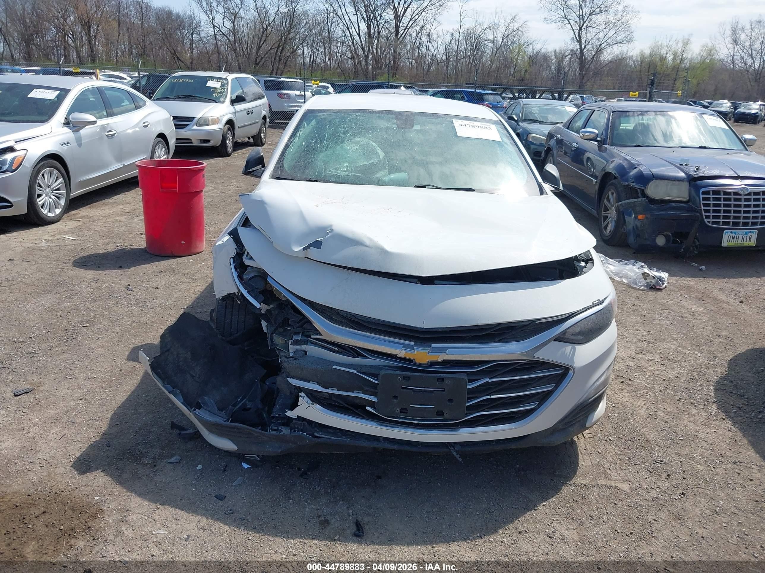2022 Chevrolet Malibu Fwd Ls White vin: 1G1ZB5ST2NF170542