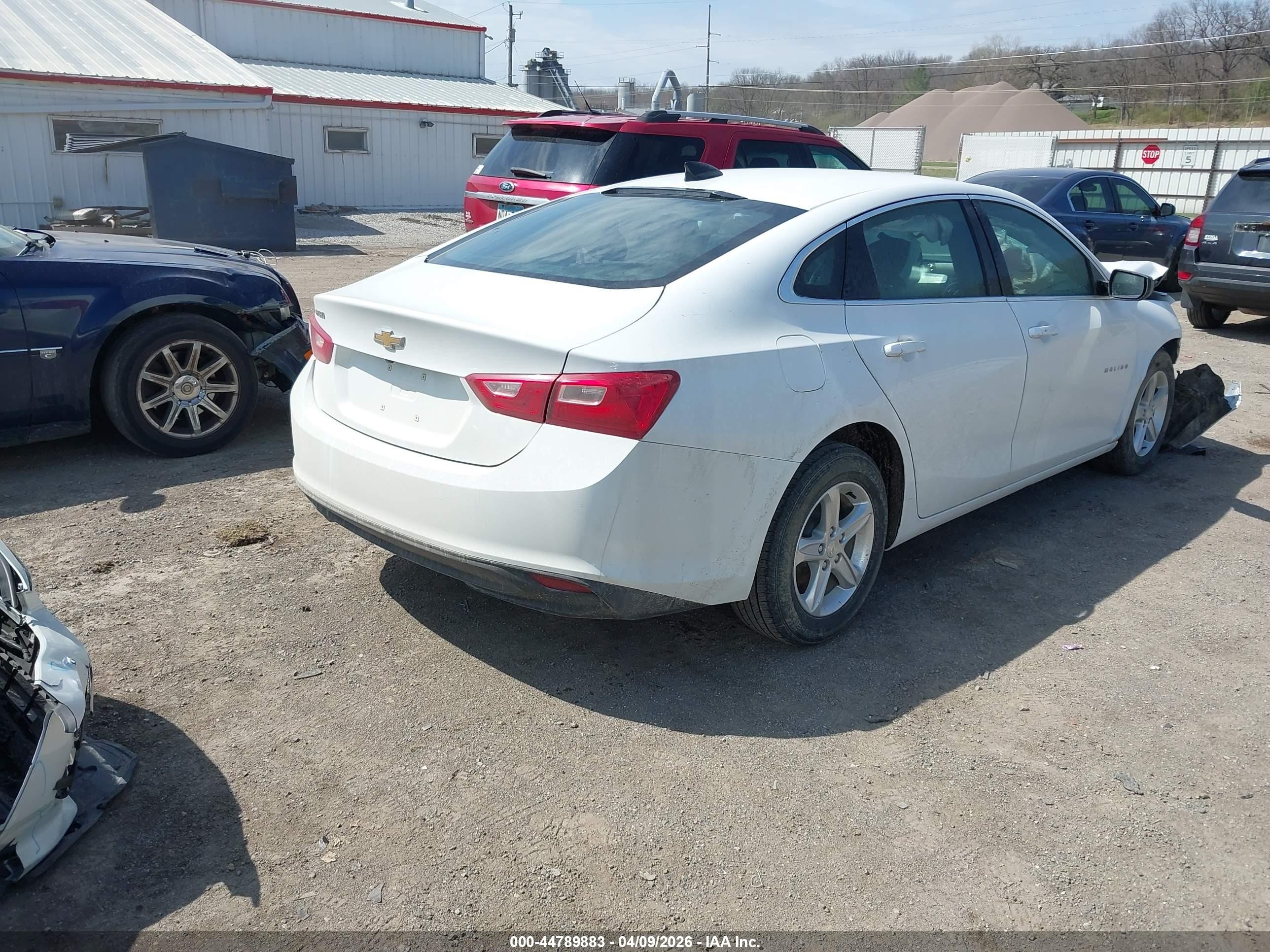 2022 Chevrolet Malibu Fwd Ls White vin: 1G1ZB5ST2NF170542