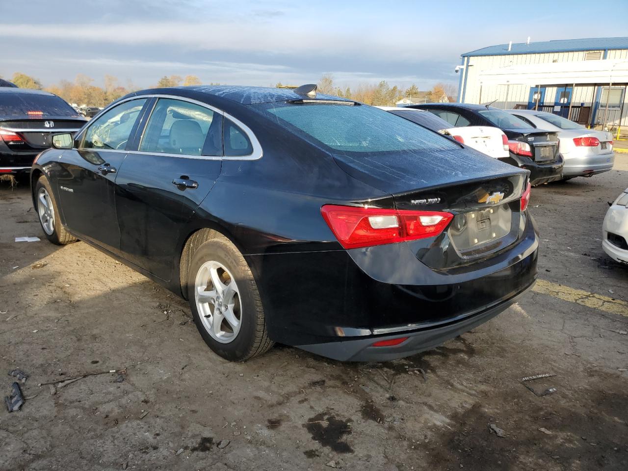 2016 Chevrolet Malibu Ls Black vin: 1G1ZB5ST3GF234171