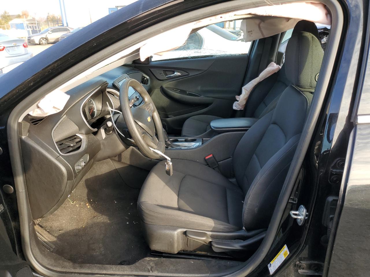 2016 Chevrolet Malibu Ls Black vin: 1G1ZB5ST3GF234171