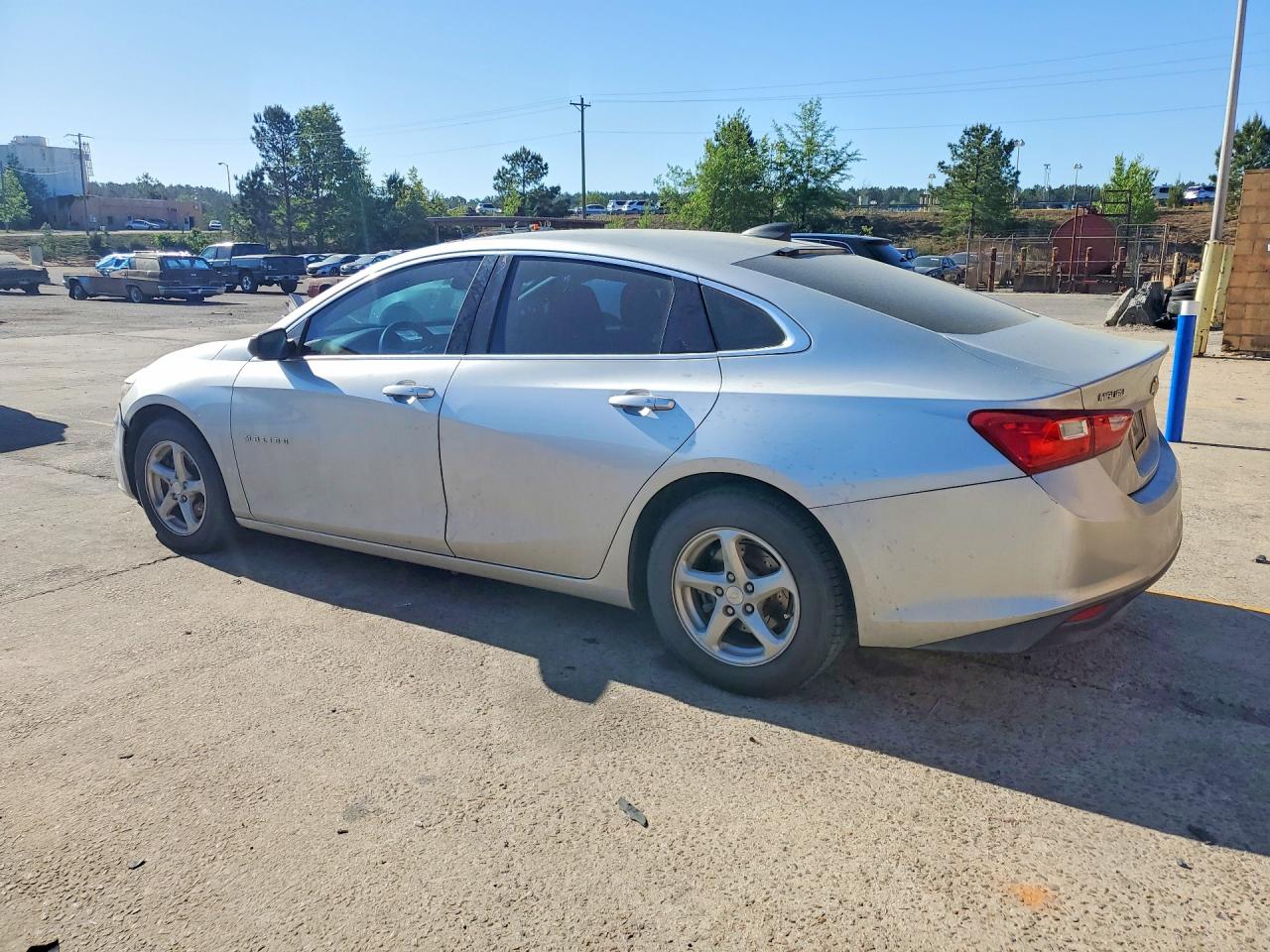 2017 Chevrolet Malibu Ls Silver vin: 1G1ZB5ST3HF238822
