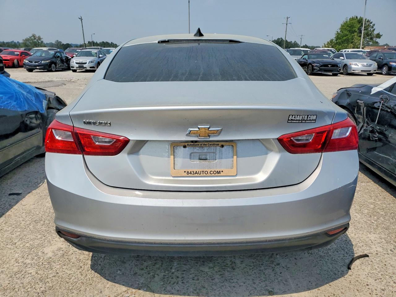 2017 Chevrolet Malibu Ls Silver vin: 1G1ZB5ST3HF238822