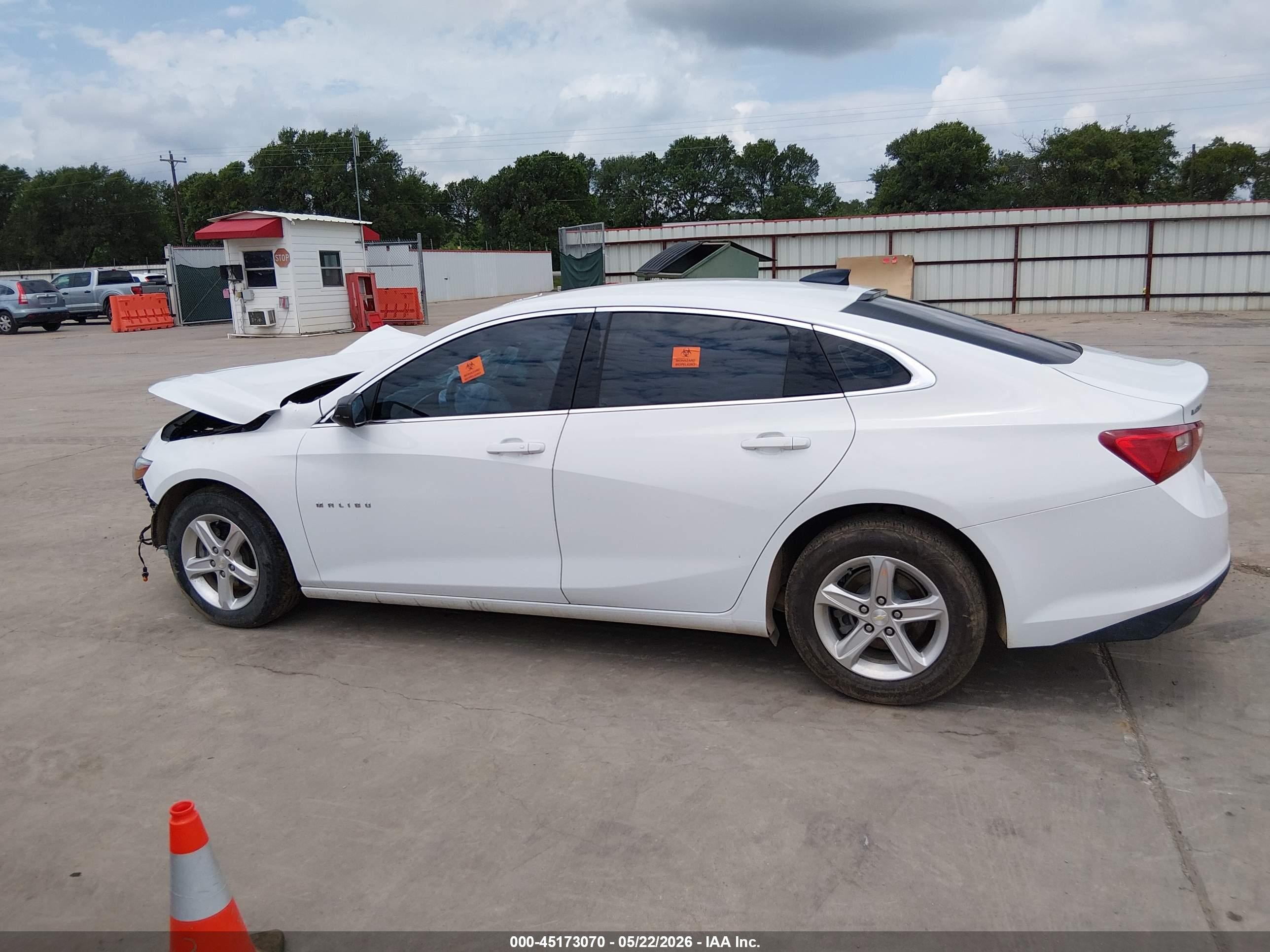 2022 Chevrolet Malibu Fwd Ls White vin: 1G1ZB5ST3NF188600
