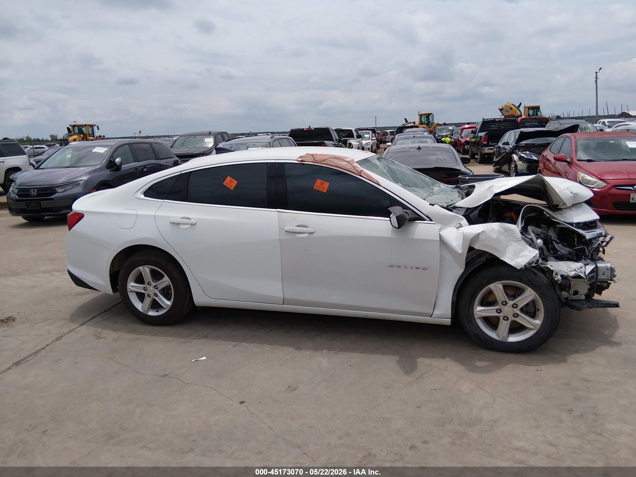 2022 Chevrolet Malibu Fwd Ls White vin: 1G1ZB5ST3NF188600