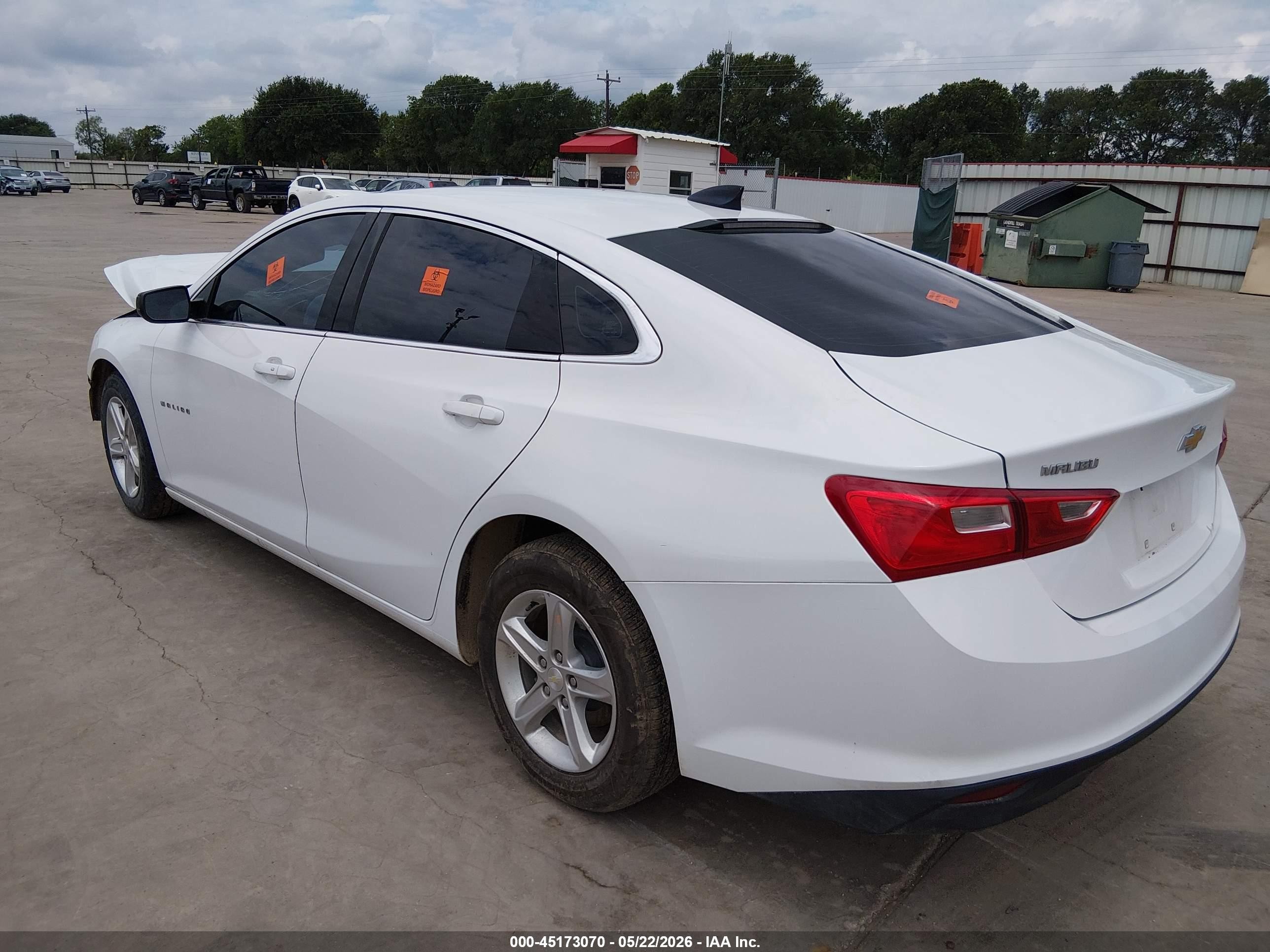 2022 Chevrolet Malibu Fwd Ls White vin: 1G1ZB5ST3NF188600