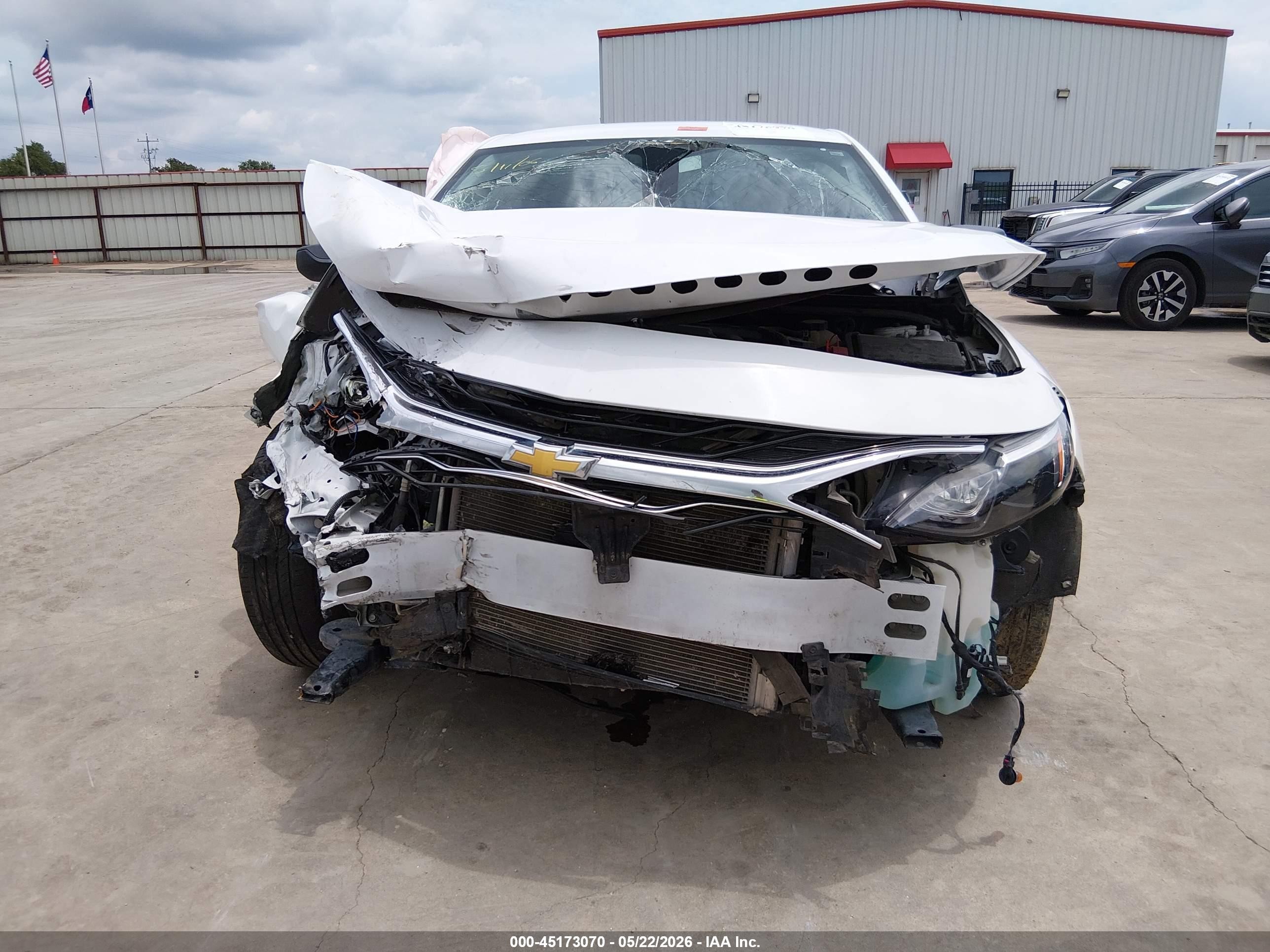 2022 Chevrolet Malibu Fwd Ls White vin: 1G1ZB5ST3NF188600
