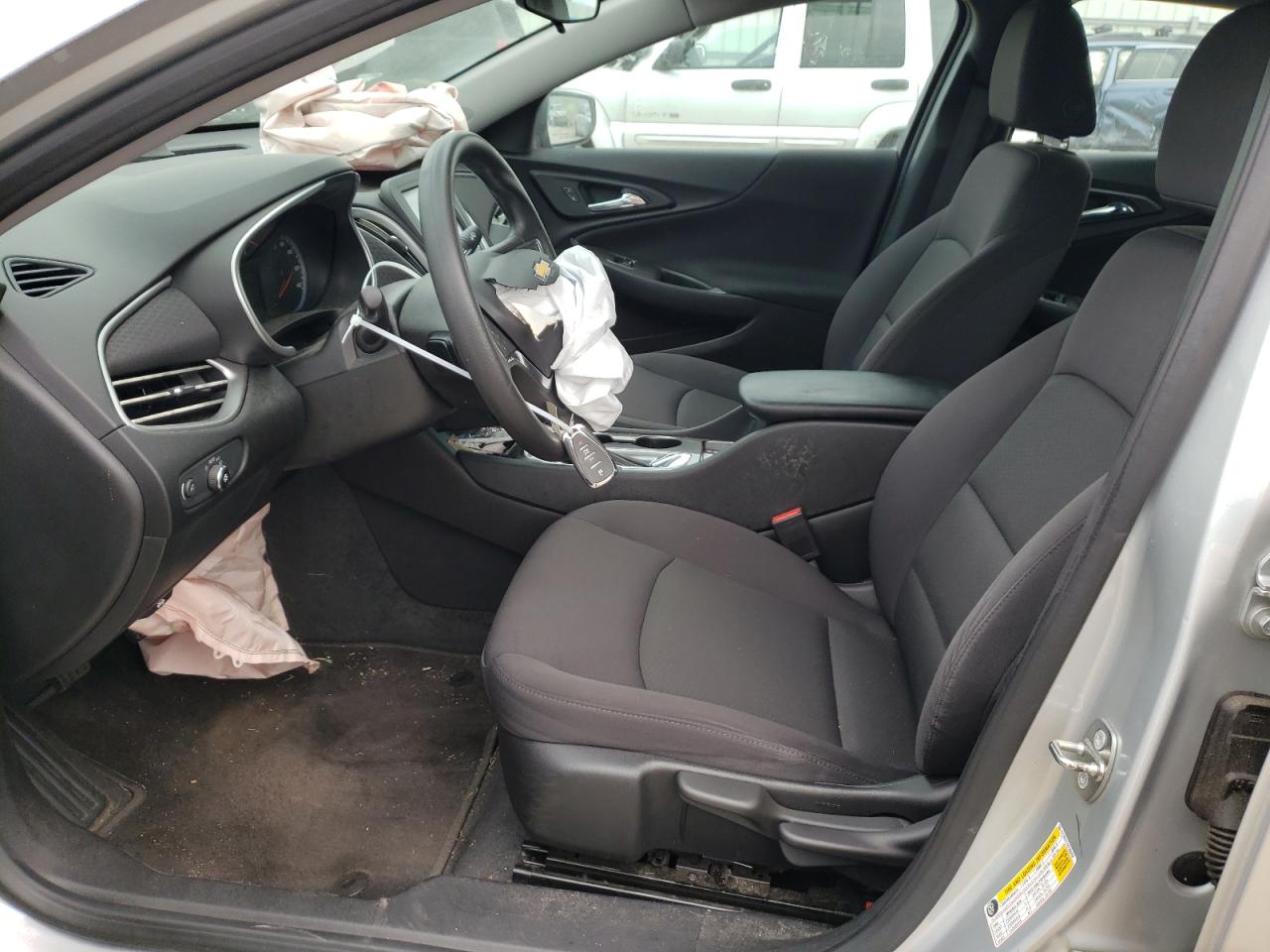2017 Chevrolet Malibu Ls Silver vin: 1G1ZB5ST4HF290458